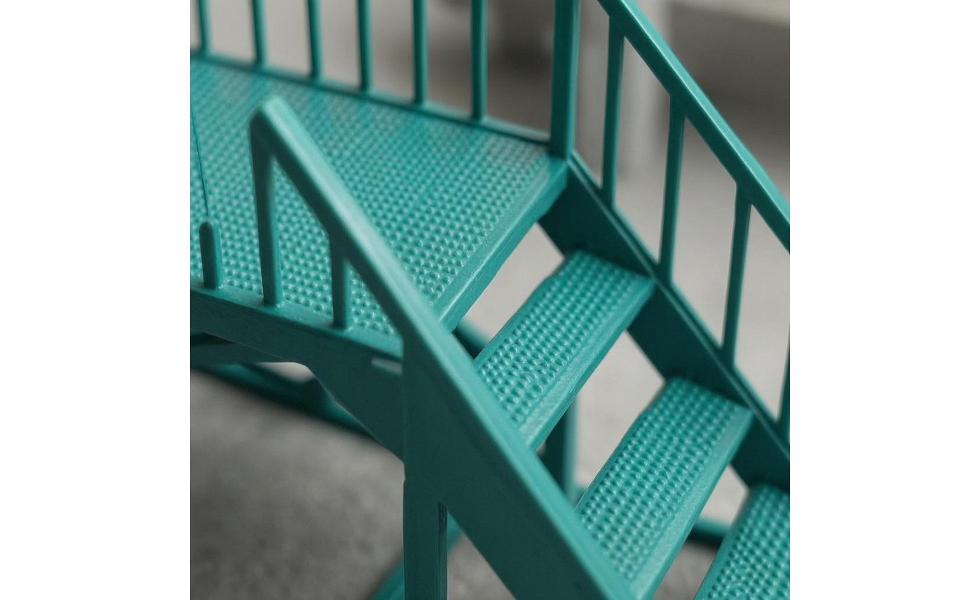 Miniature Staircase Model 1:64 Scale Resin Stairs Model Detailed