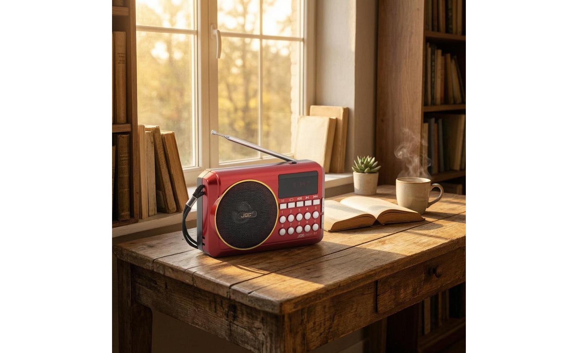 Multi-Band Bluetooth Radio Carry Strap Portable Bluetooth Radio Display Window