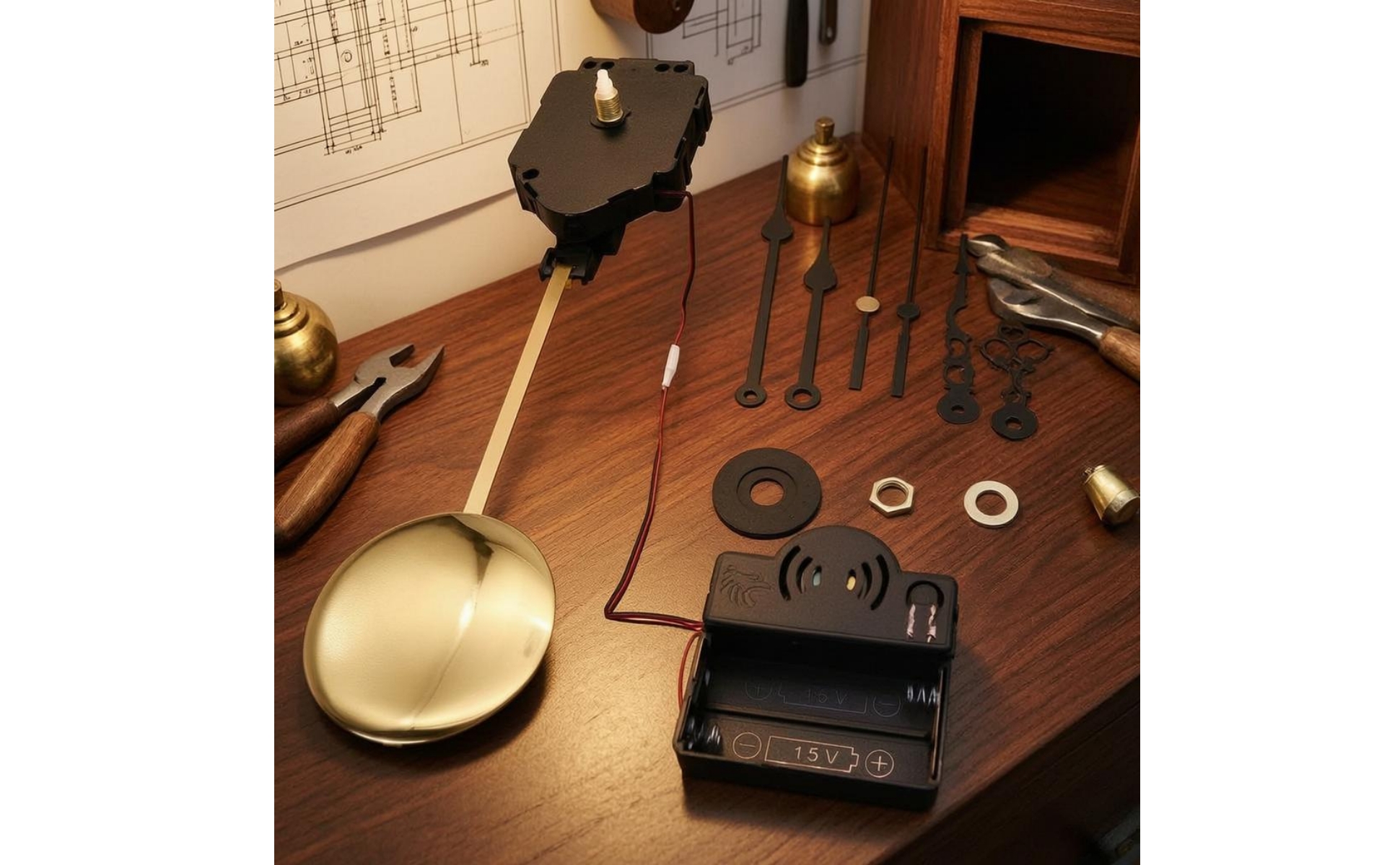 Westminster Chime Movement DIY Quartz Clock Movement Battery Powered