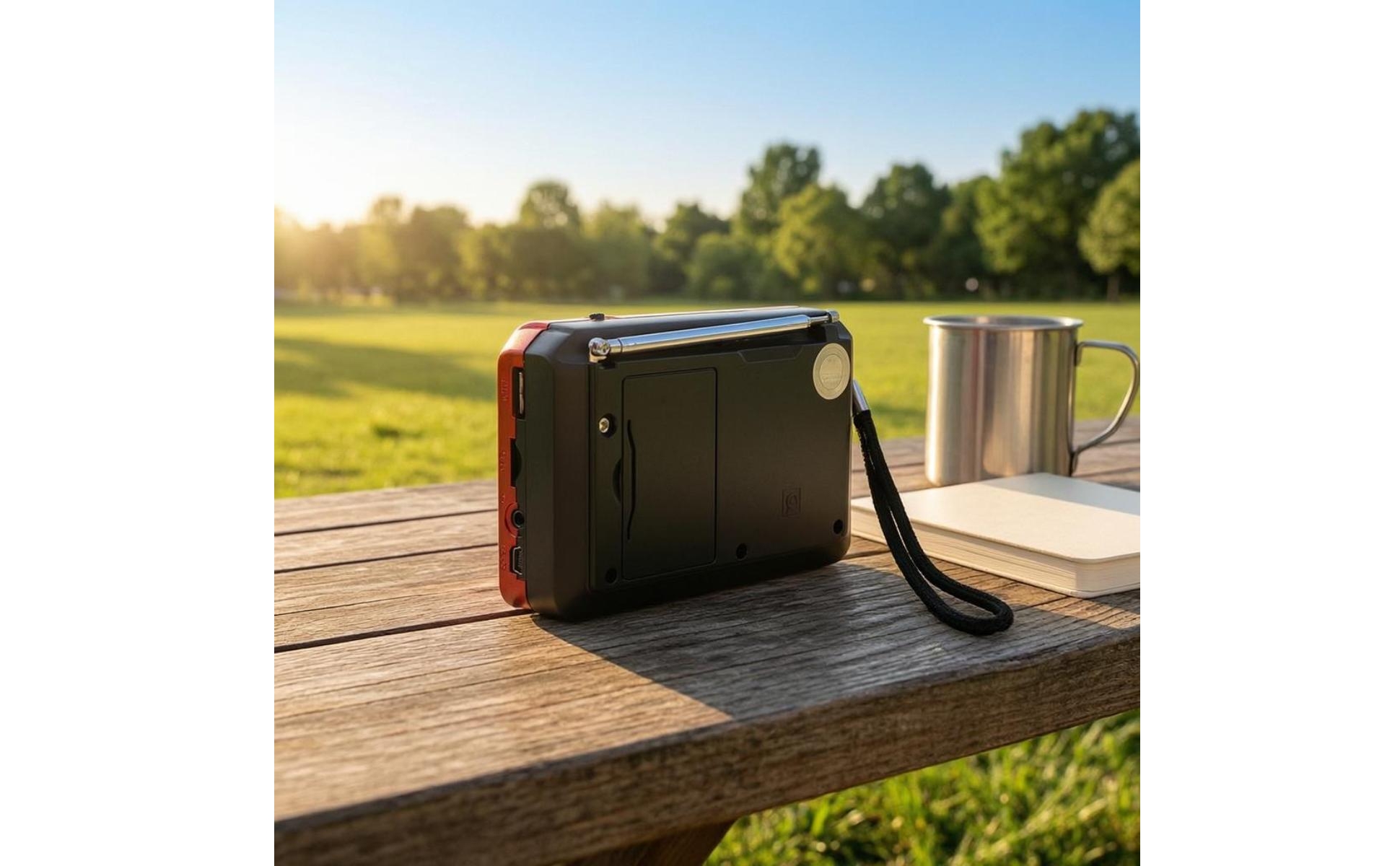 Multi-Band Bluetooth Radio Carry Strap Portable Bluetooth Radio Display Window