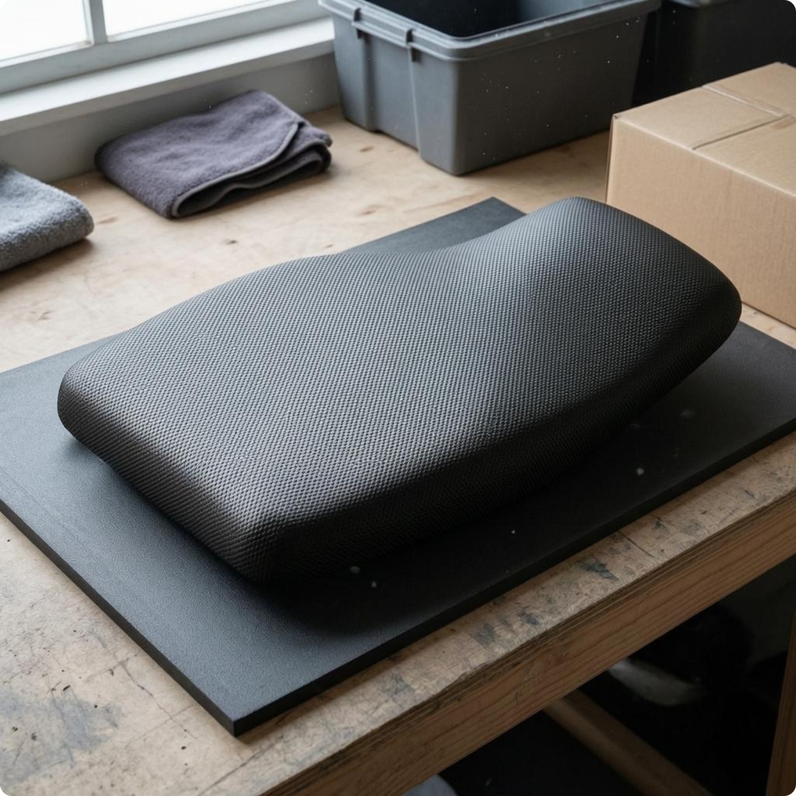 Contoured All-Terrain Vehicle Seat Pad Fitted All-Terrain Vehicle Seat Pad