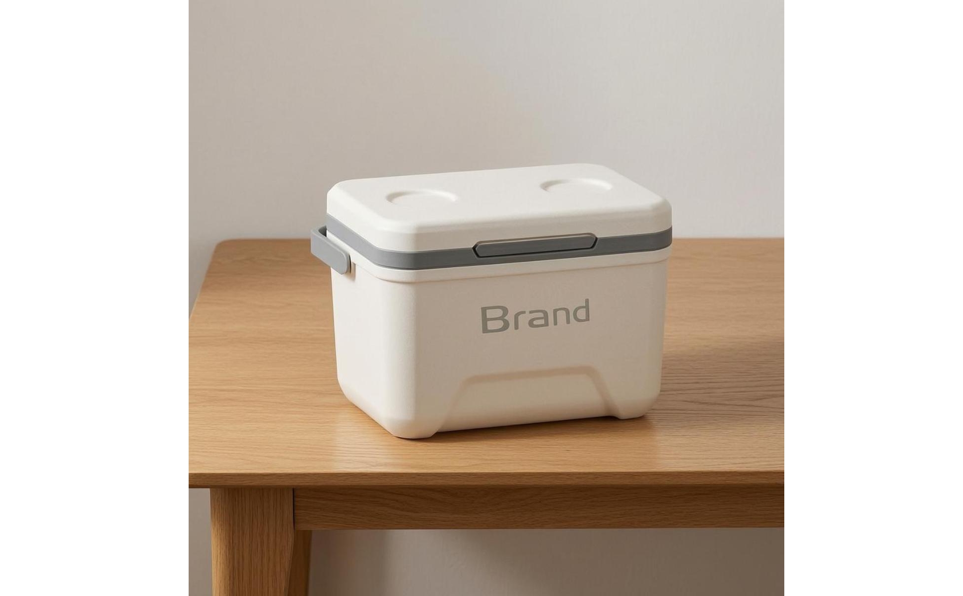 Insulated Cooler Box PU Insulation Portable Cooler Box Locking Lid