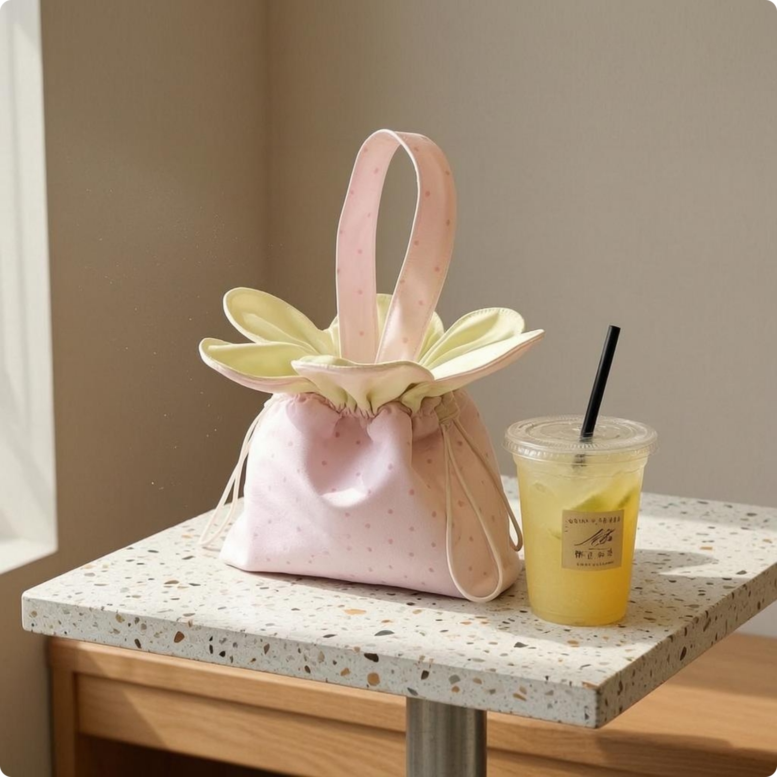 Blumentasche Kompakt Geblümte Handtasche 3d Blumenverzierung