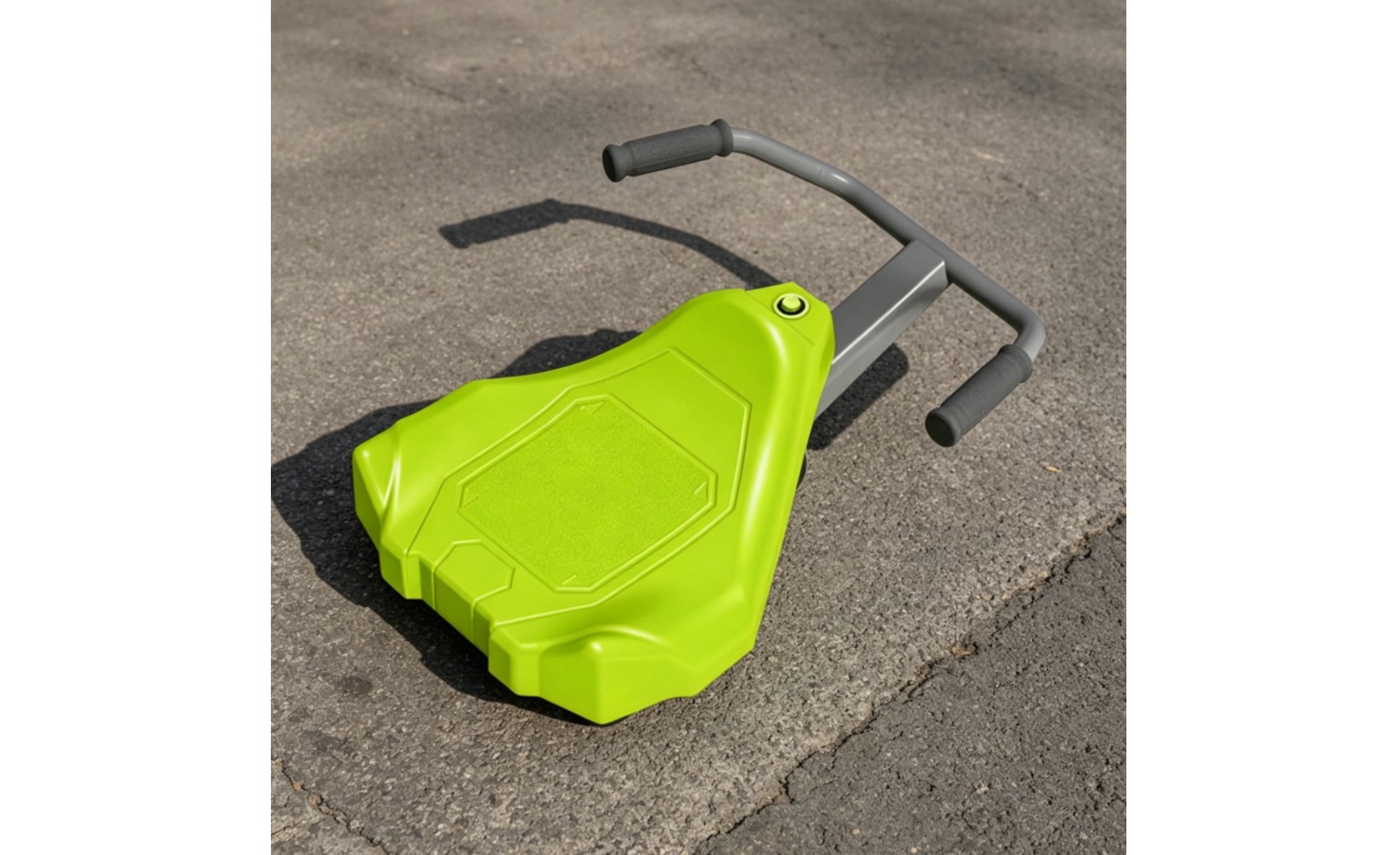 Scooter Tiré Main Forme Triangulaire Scooter Porteur Guidon Métal pour Enfants