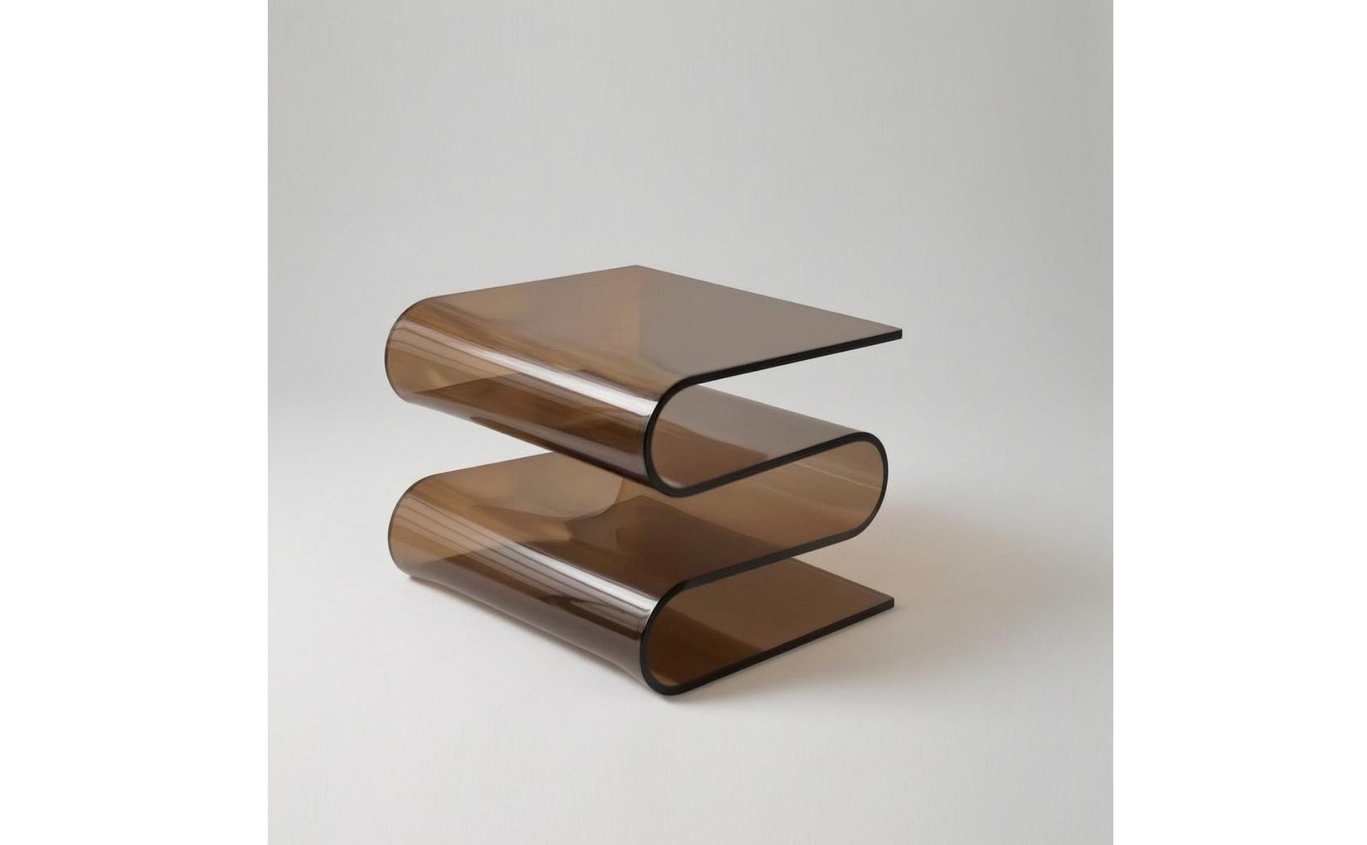 S-Shaped Bookend Minimalist Acrylic Bookend Modern