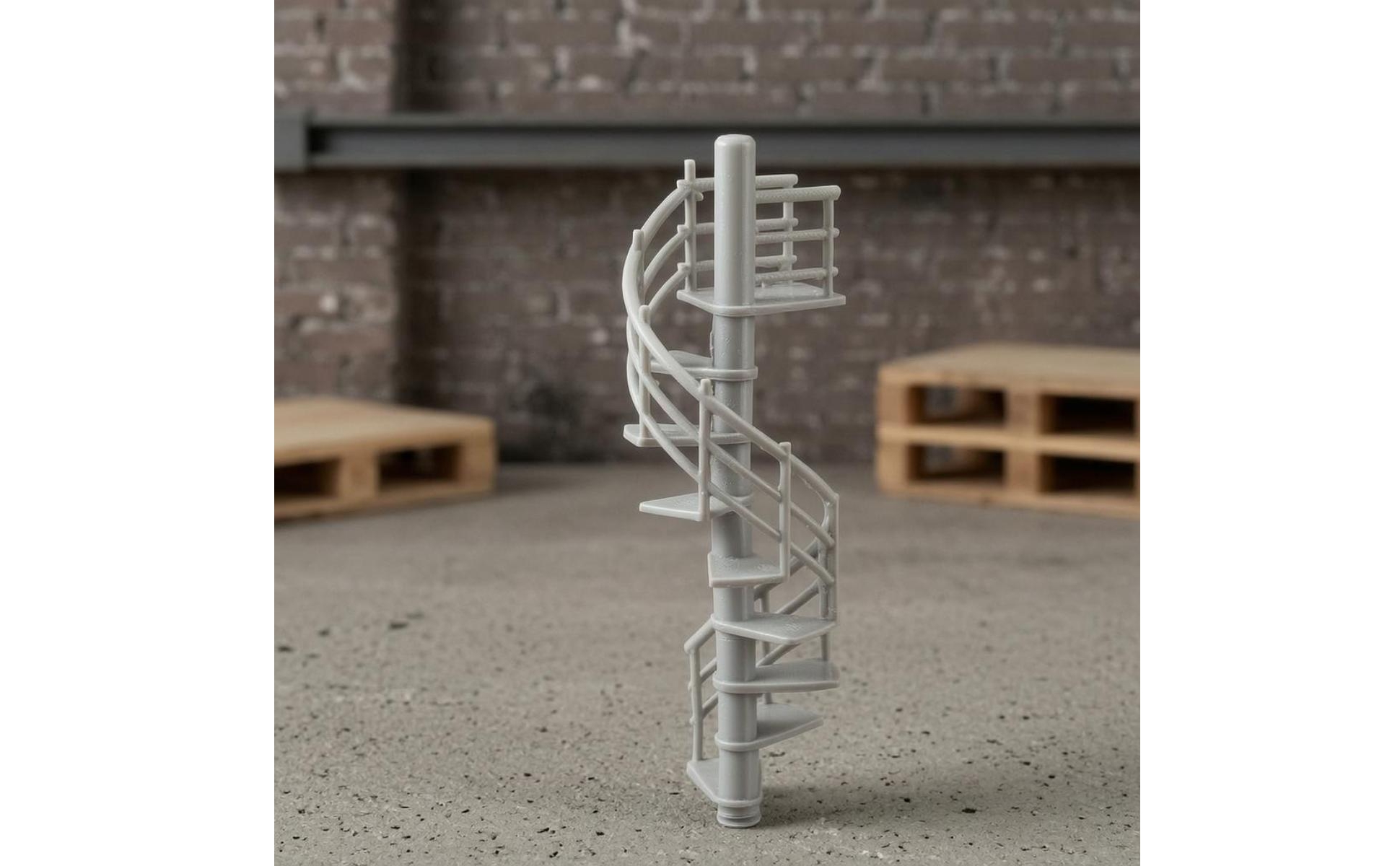 Miniature Staircase Model 1:64 Scale Resin Stairs Model Detailed