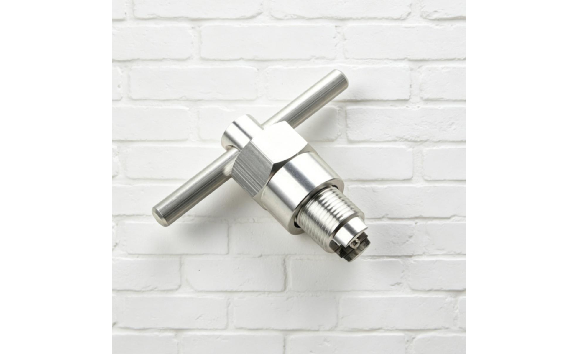 Faucet Wrench Aluminum Alloy Faucet Seat Wrench Threaded End