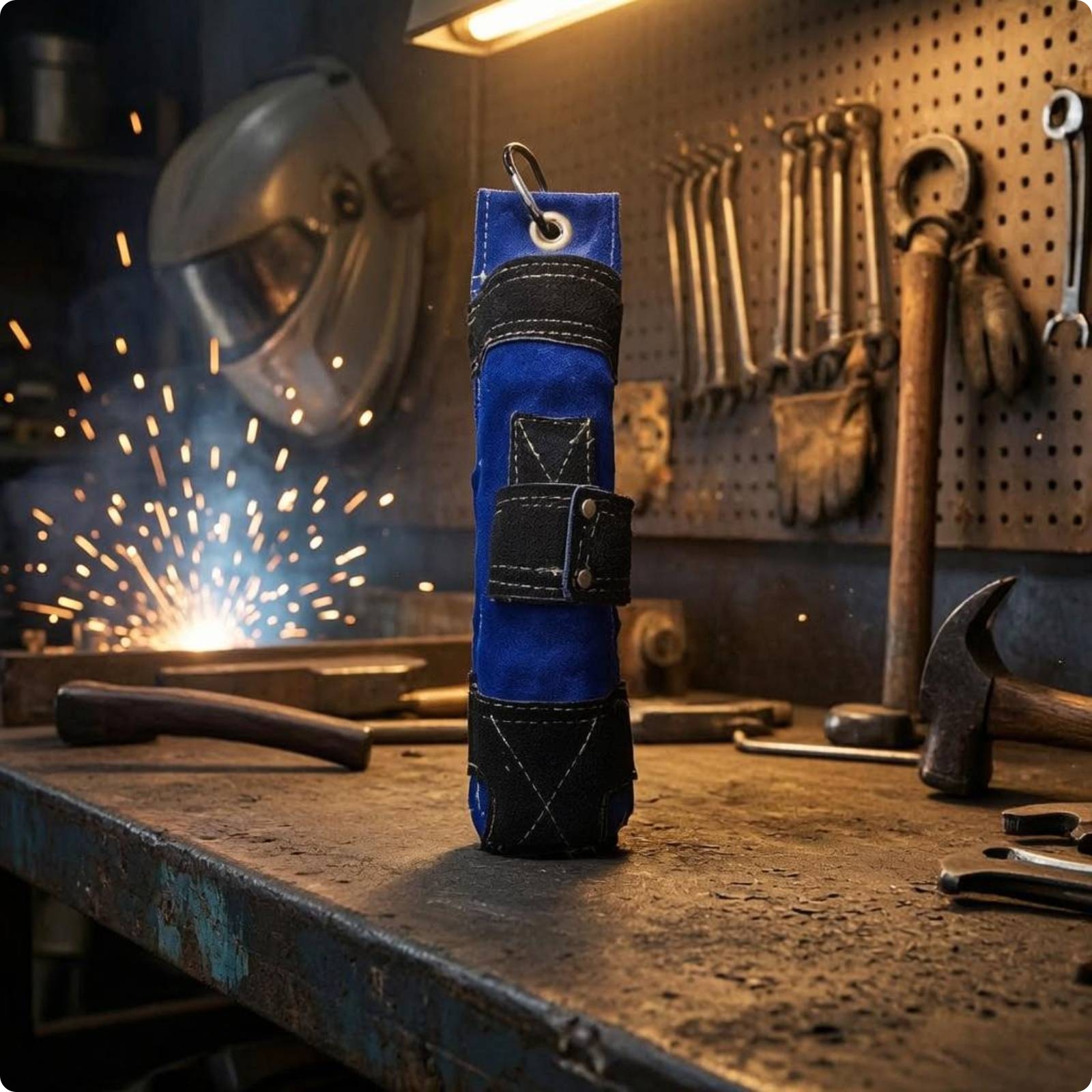 Fabrication Rod Bag Hanging Loop Electrode Pouch Strap Construction for Welders