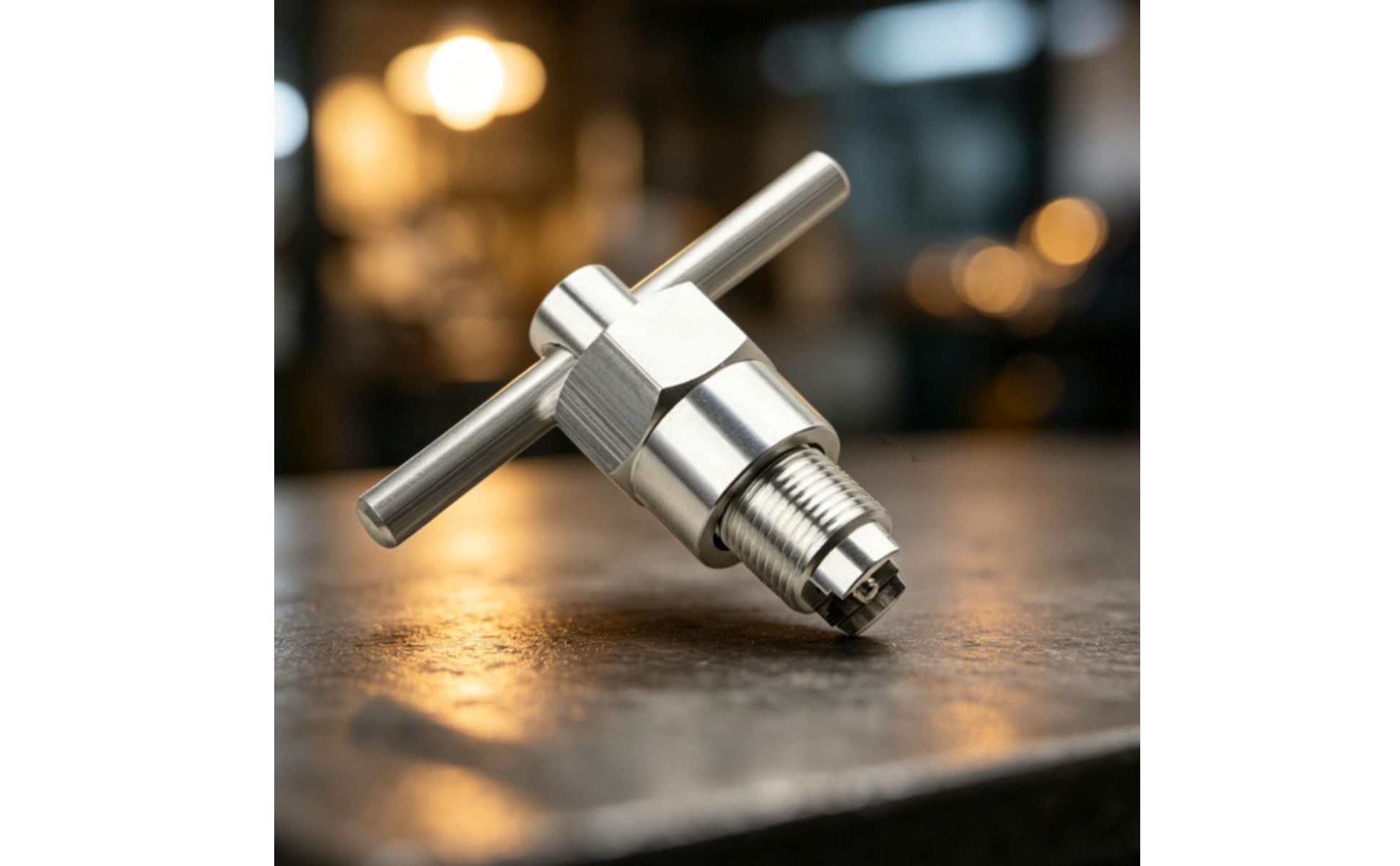Faucet Wrench Aluminum Alloy Faucet Seat Wrench Threaded End