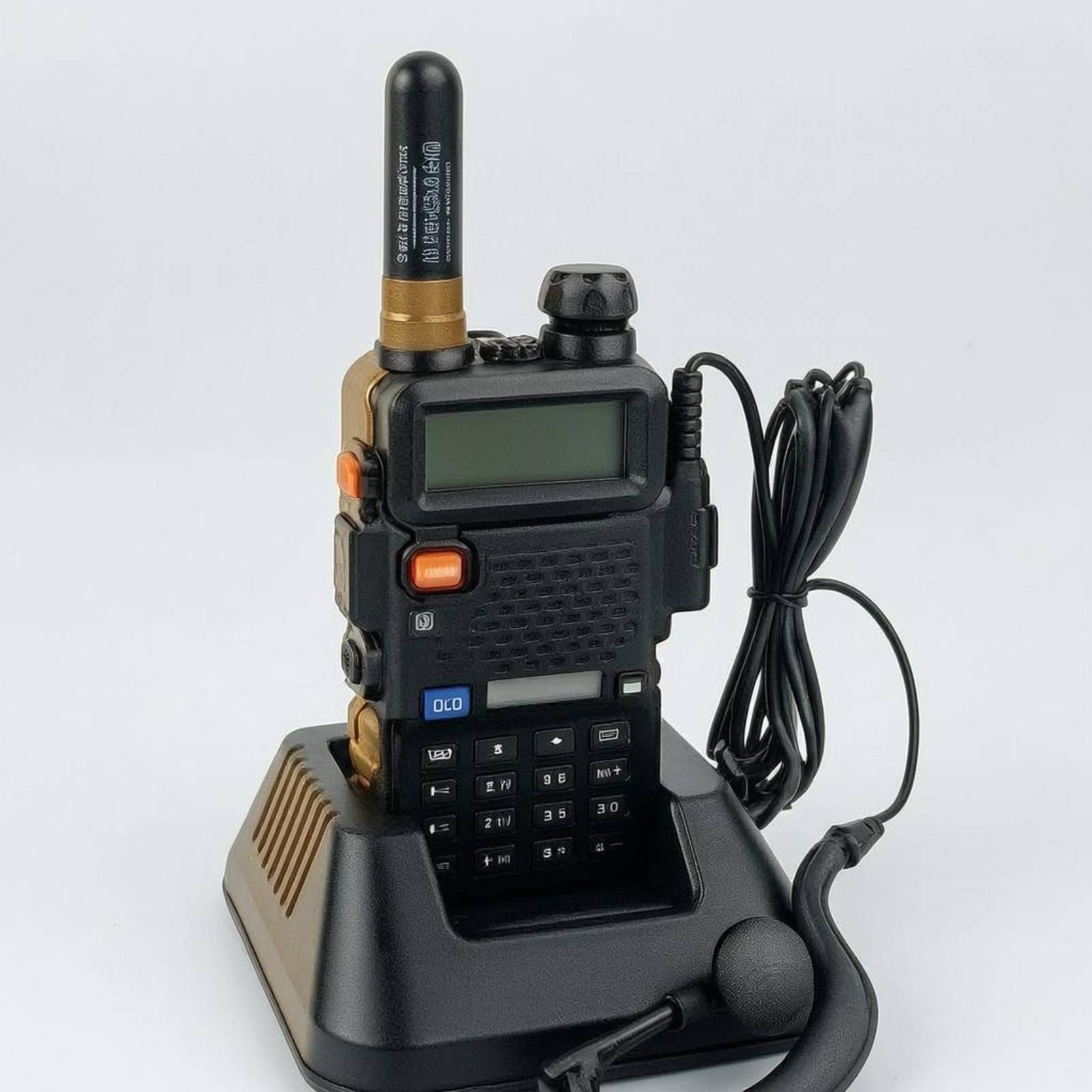 Handfunkgerät-Funkaufnehmer kompakt Handfunkantenne schwarz - Produktbild 6