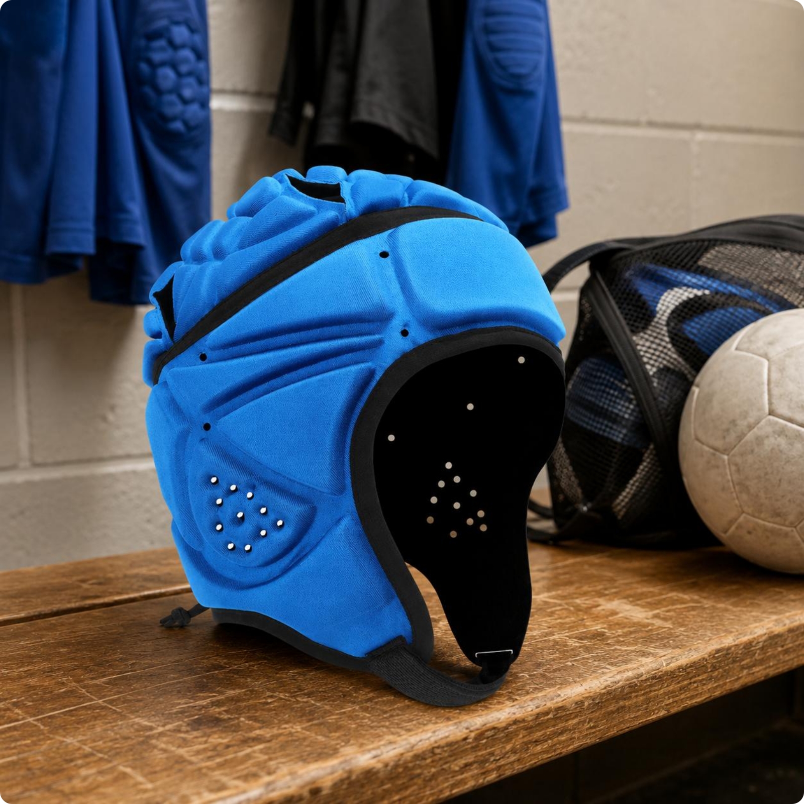 Safeguarding Sports Headgear Snug-Fit unobstructedFace Head Protector