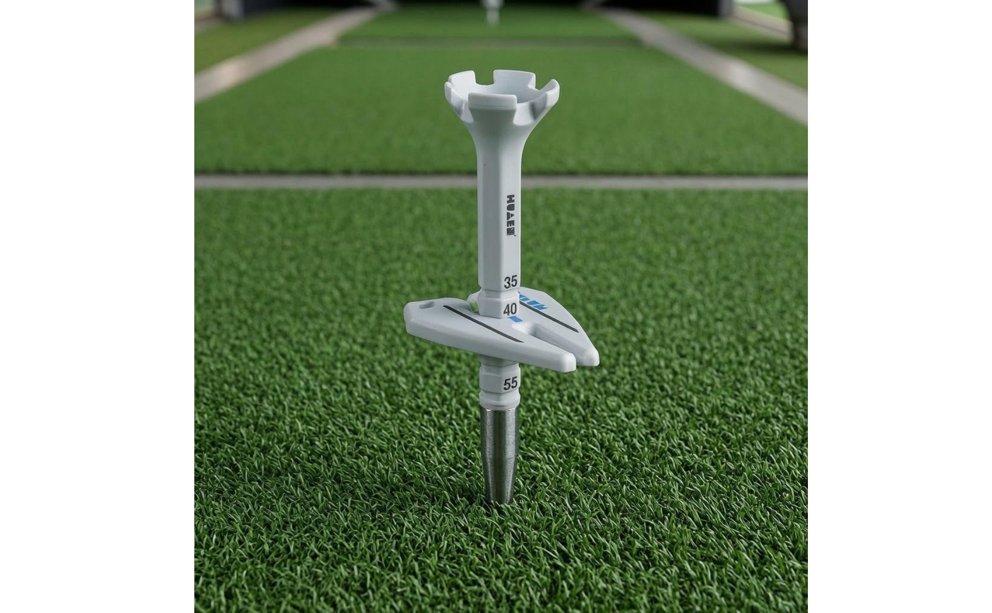 Cleaning Golf Tee Numbered Markings Adjustable Golf Tee Winged Support