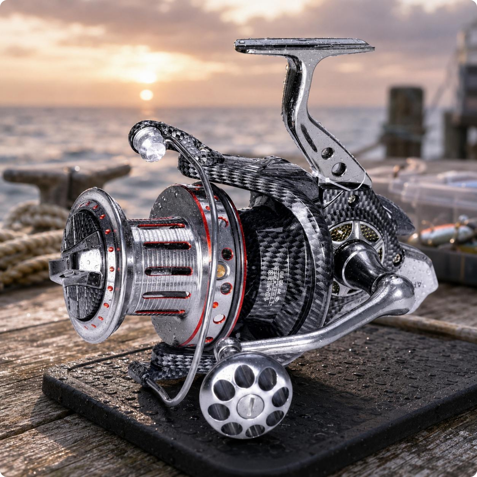 Metal Rotating Reel Oversized Handle Knob Rotating Fishing Reel