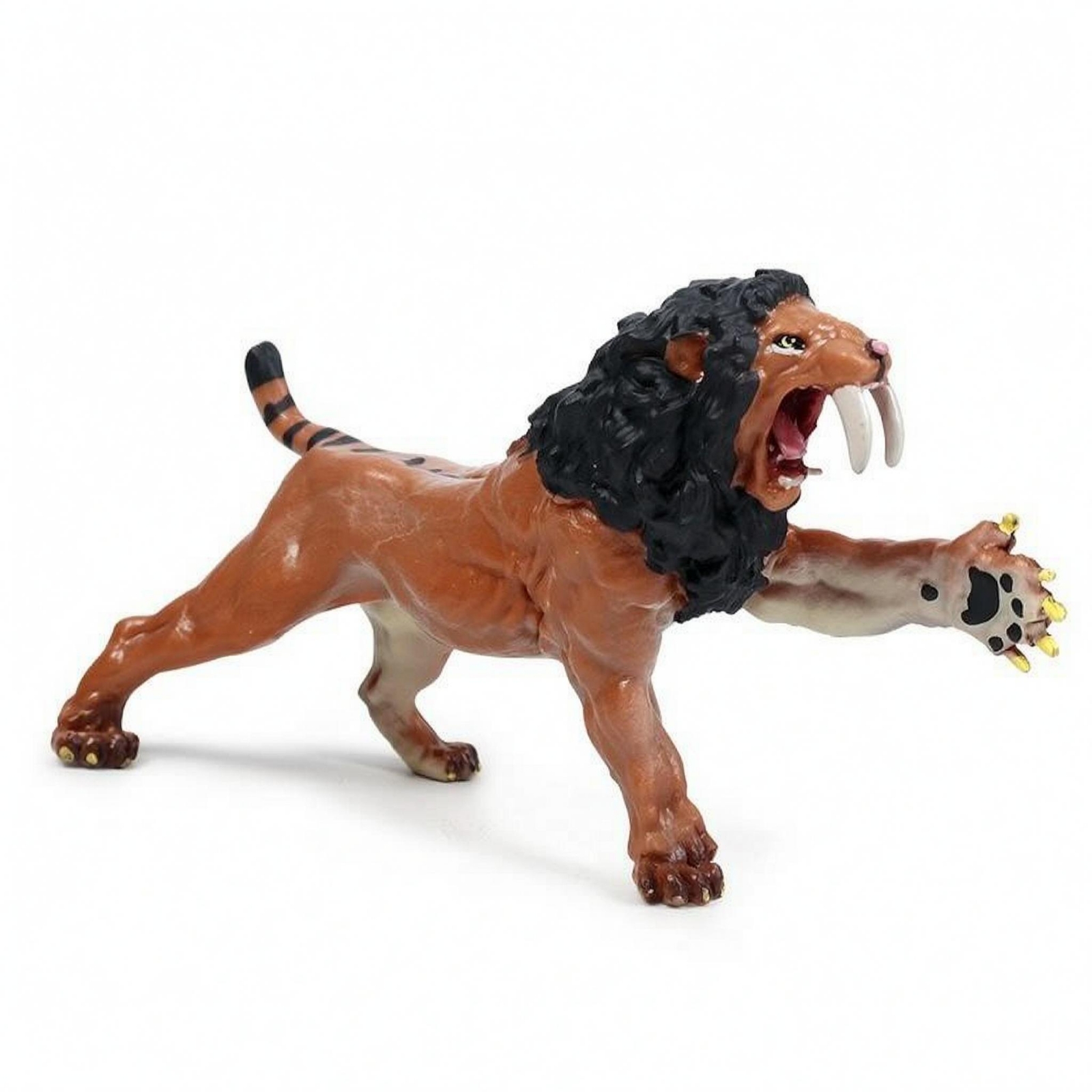 Säbelzahnkatze Figur Realistisch Säbelzahntiger Figur Detailgetreu