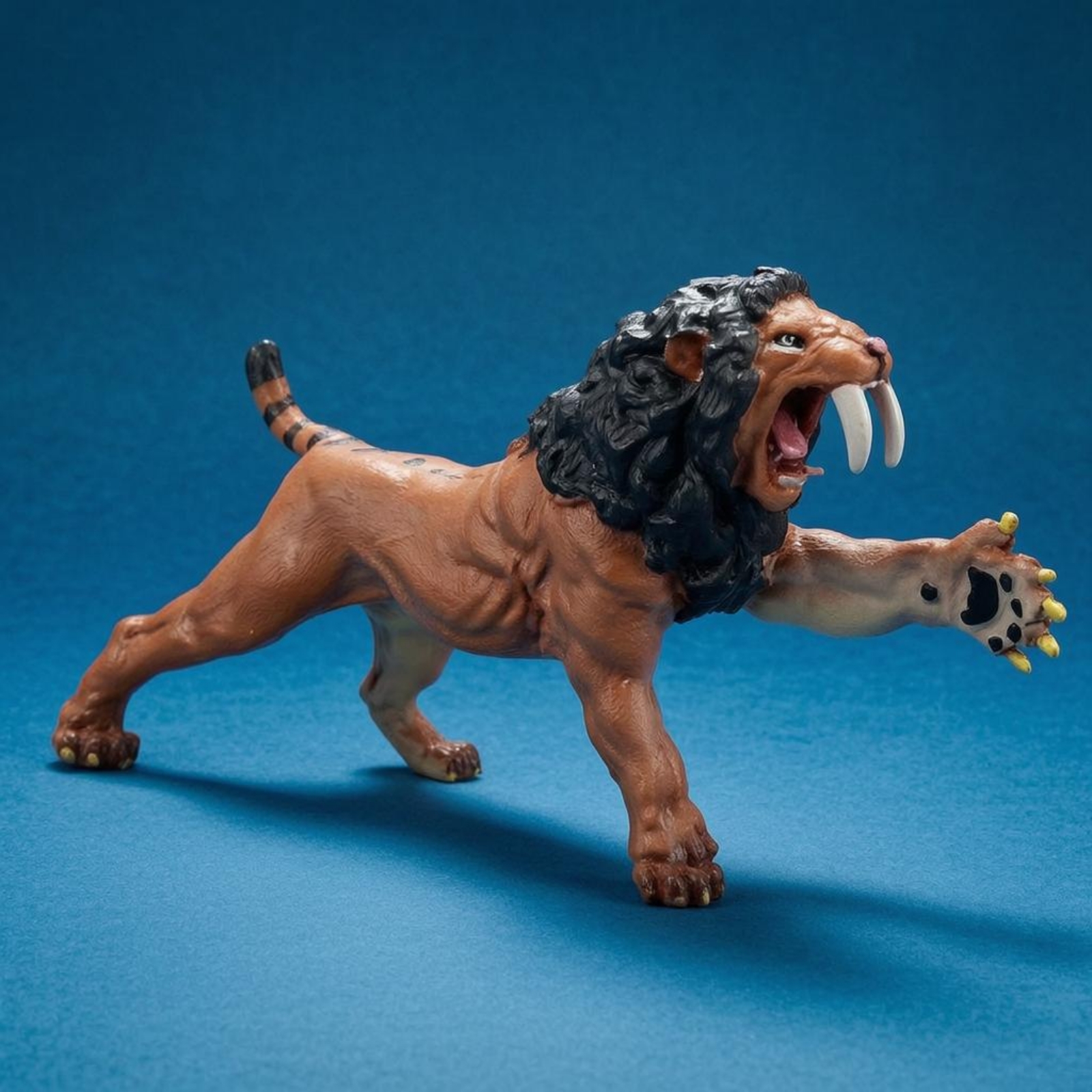 Säbelzahnkatze Figur Realistisch Säbelzahntiger Figur Detailgetreu - Produktbild 5