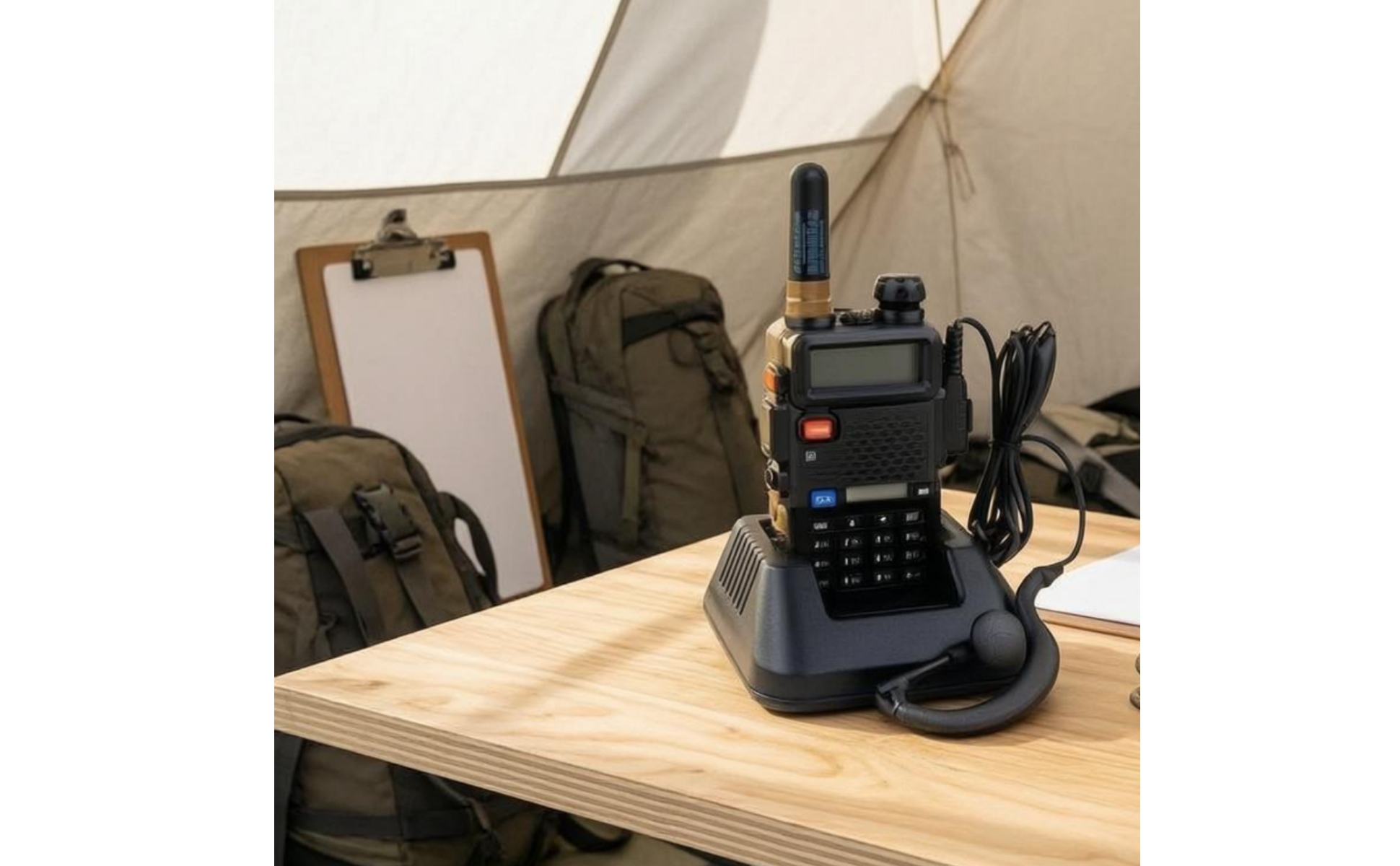 Handfunkgerät-Funkaufnehmer 144/430/1200 MHz Dualband-Funkaufnehmer kompakt