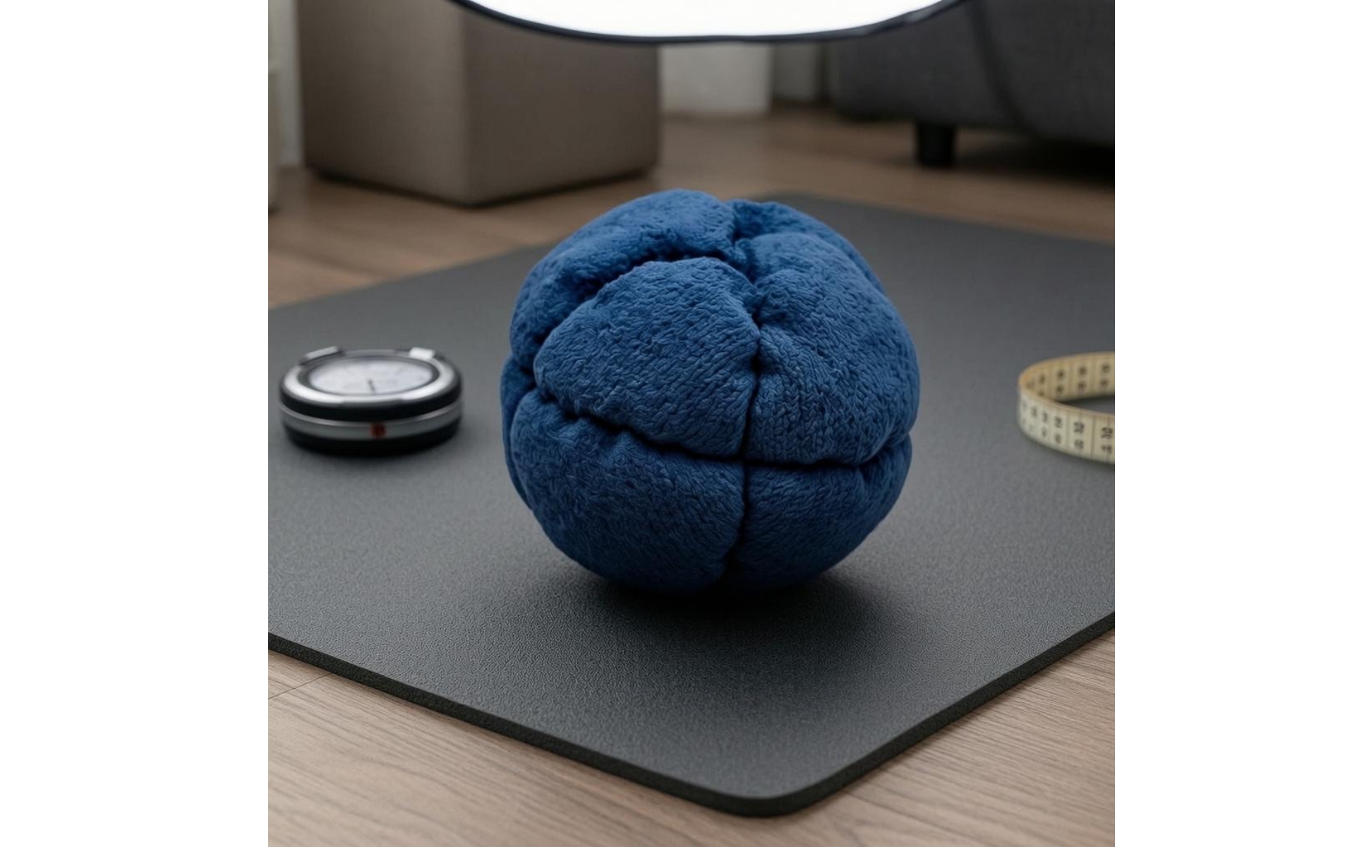 Knitted Footbag Ceramic-Filled Plush Footbag Segmented