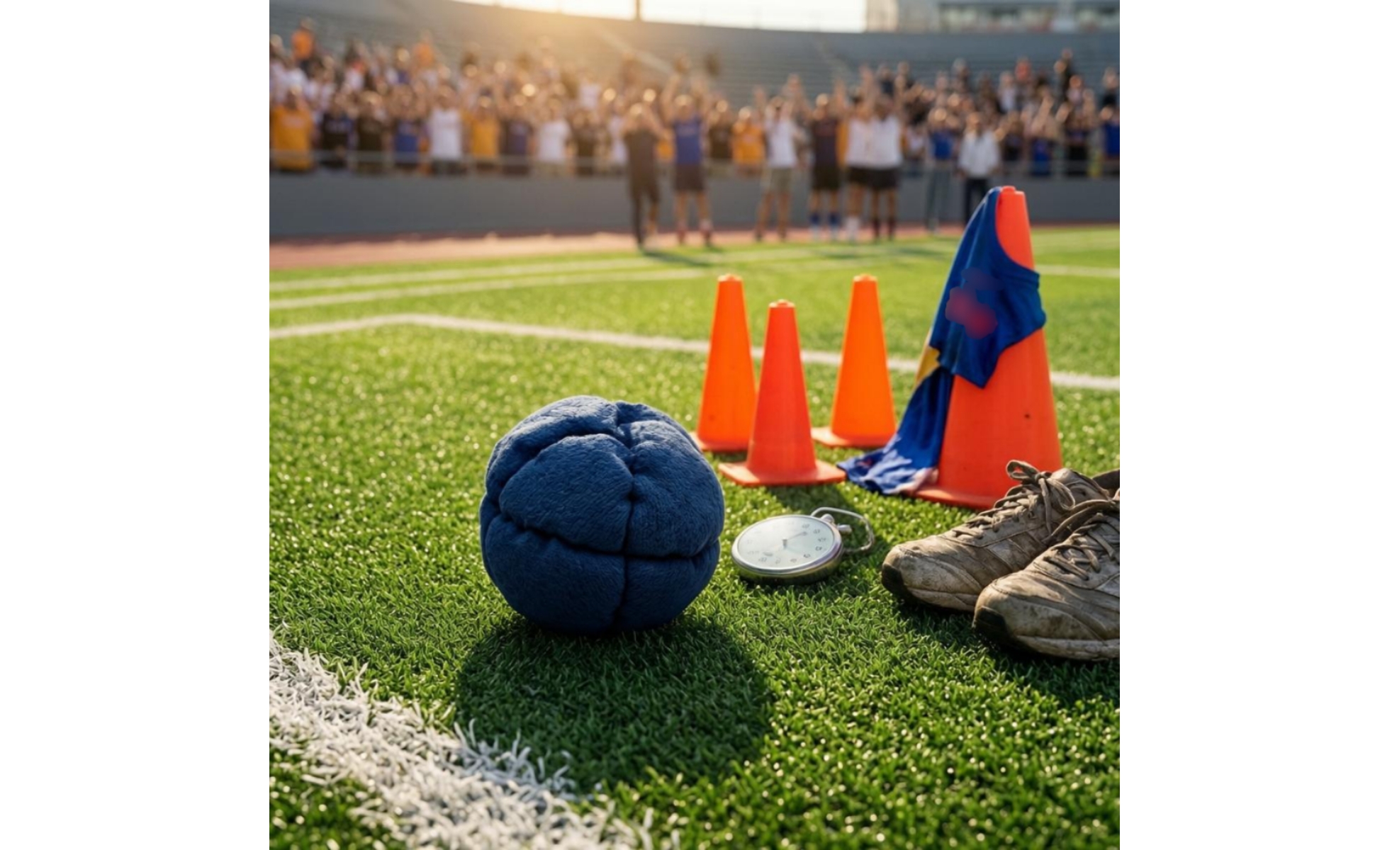 Knitted Footbag Ceramic-Filled Plush Footbag Segmented