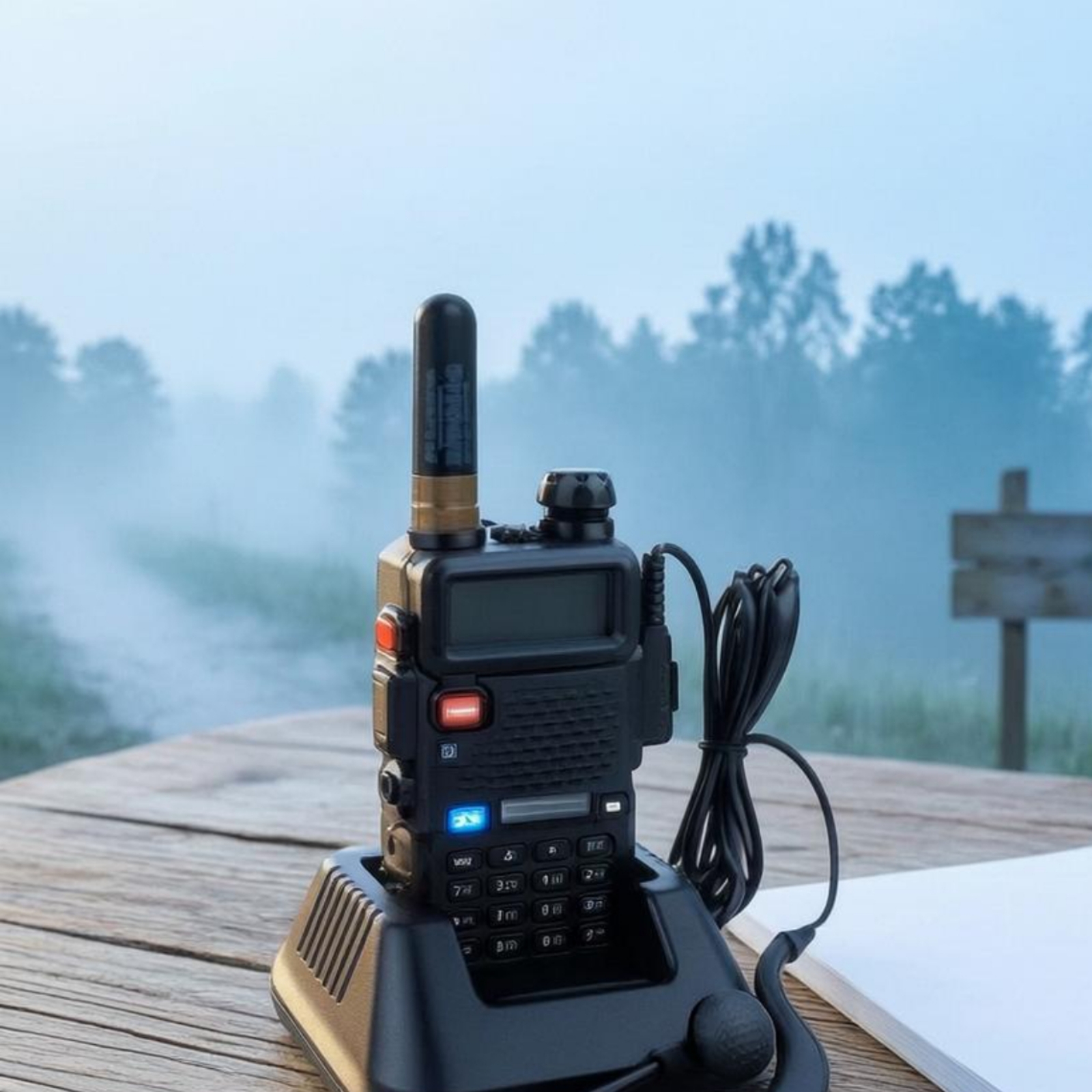 Handfunkgerät-Funkaufnehmer kompakt Handfunkantenne schwarz - Produktbild 4