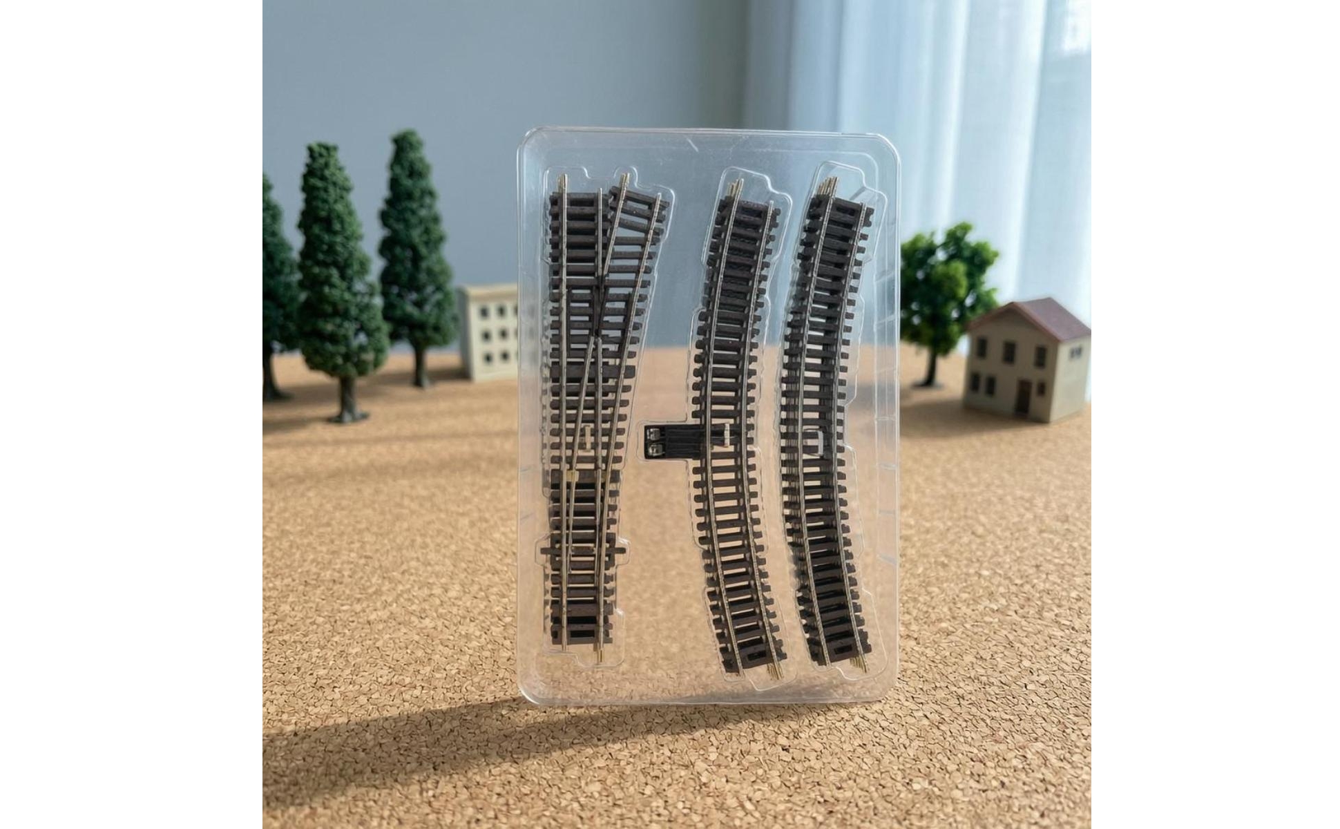 Kit di Espansione Binari HO Conduttivo Set Binari Conduttivi 1,9 Cm