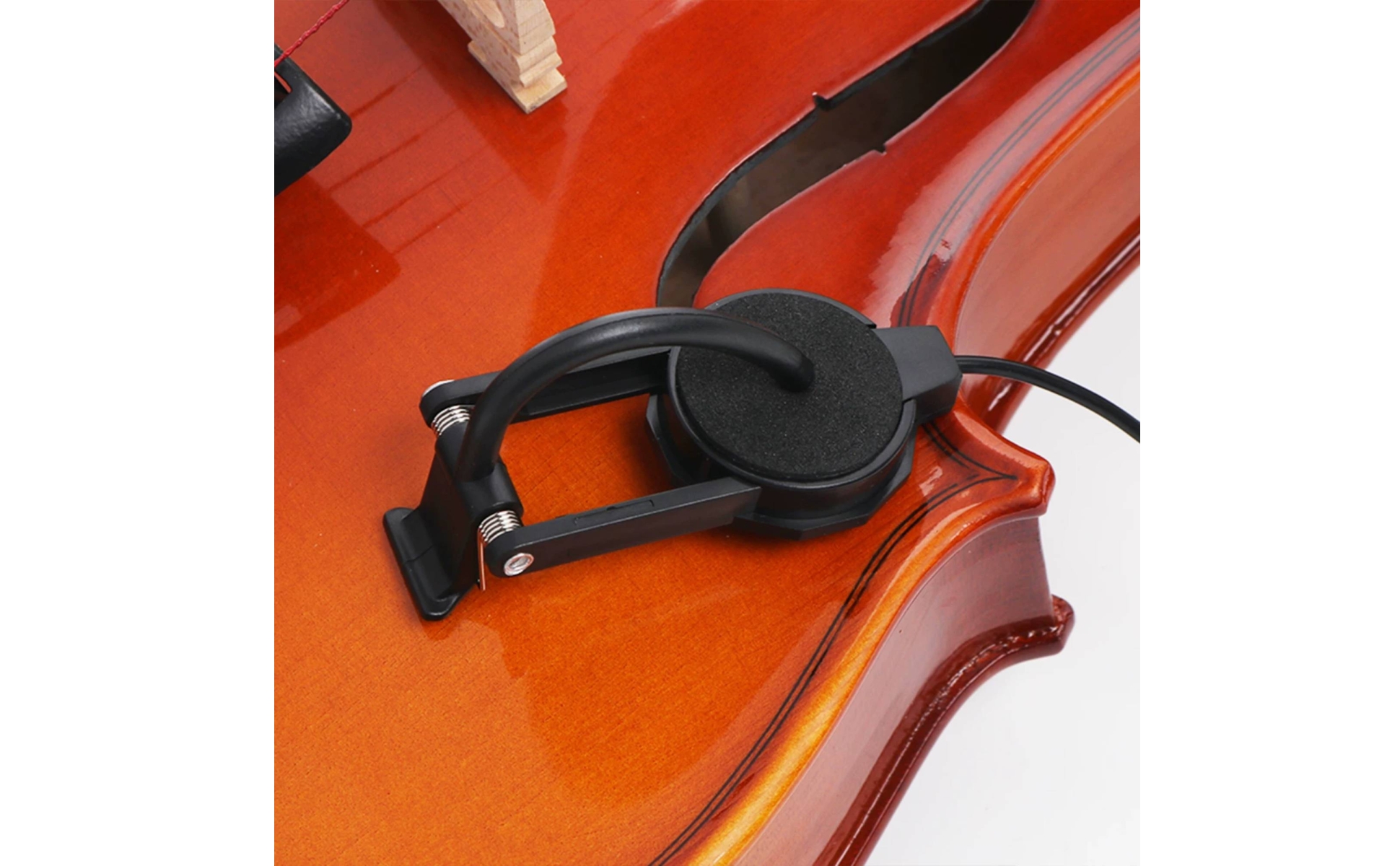 Clamp-on Violin Audio Pickup Non-Marking Violin Pickup Audio Pickup Clamp-And