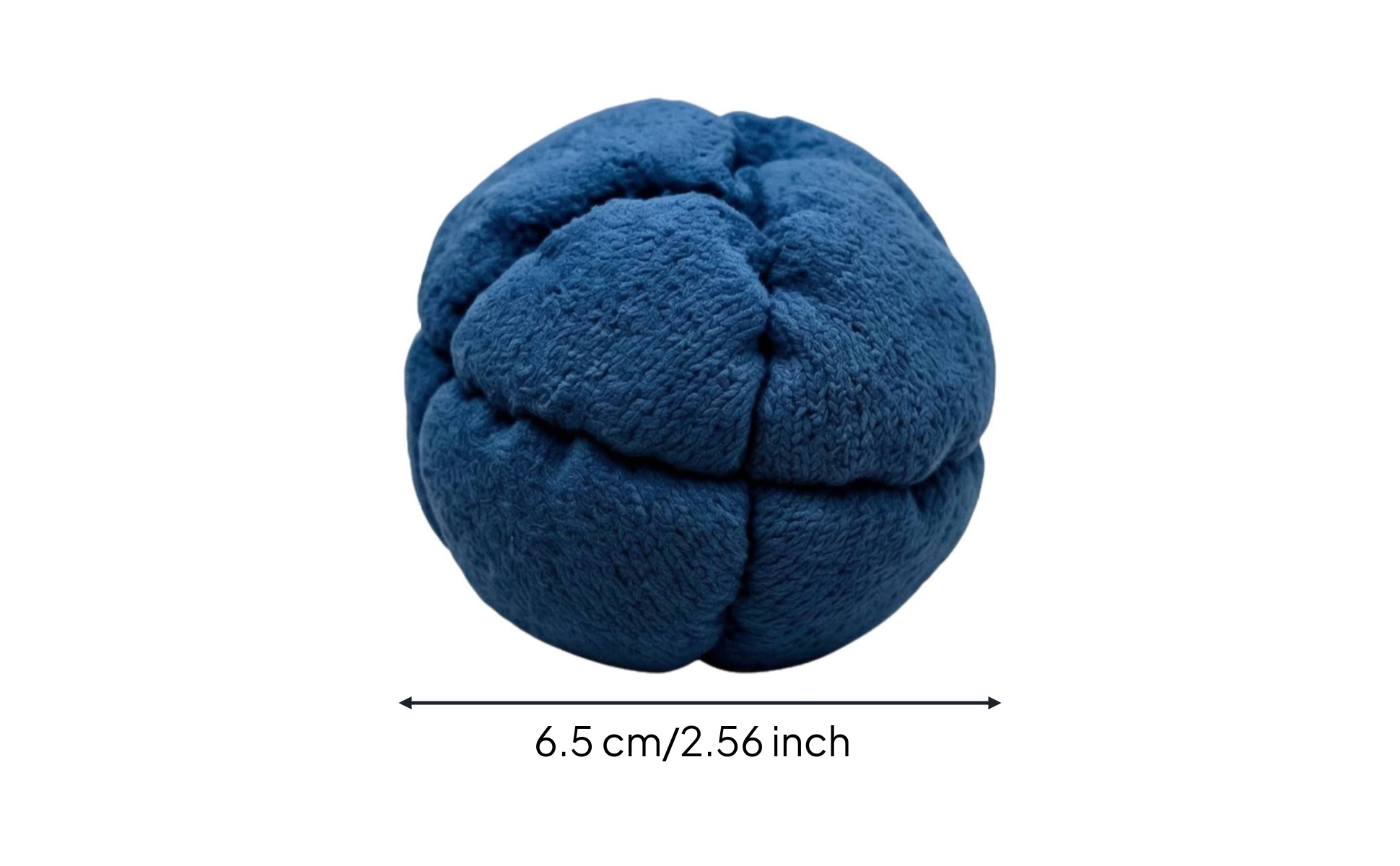 Knitted Footbag Ceramic-Filled Plush Footbag Segmented