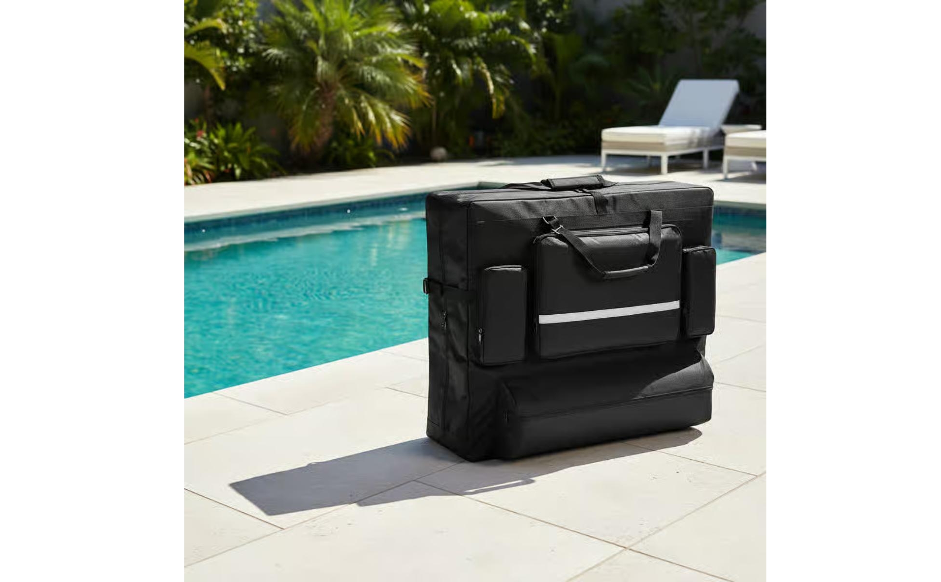 Massage Table Carrying Bag Black Folding Massage Table Bag Zippered