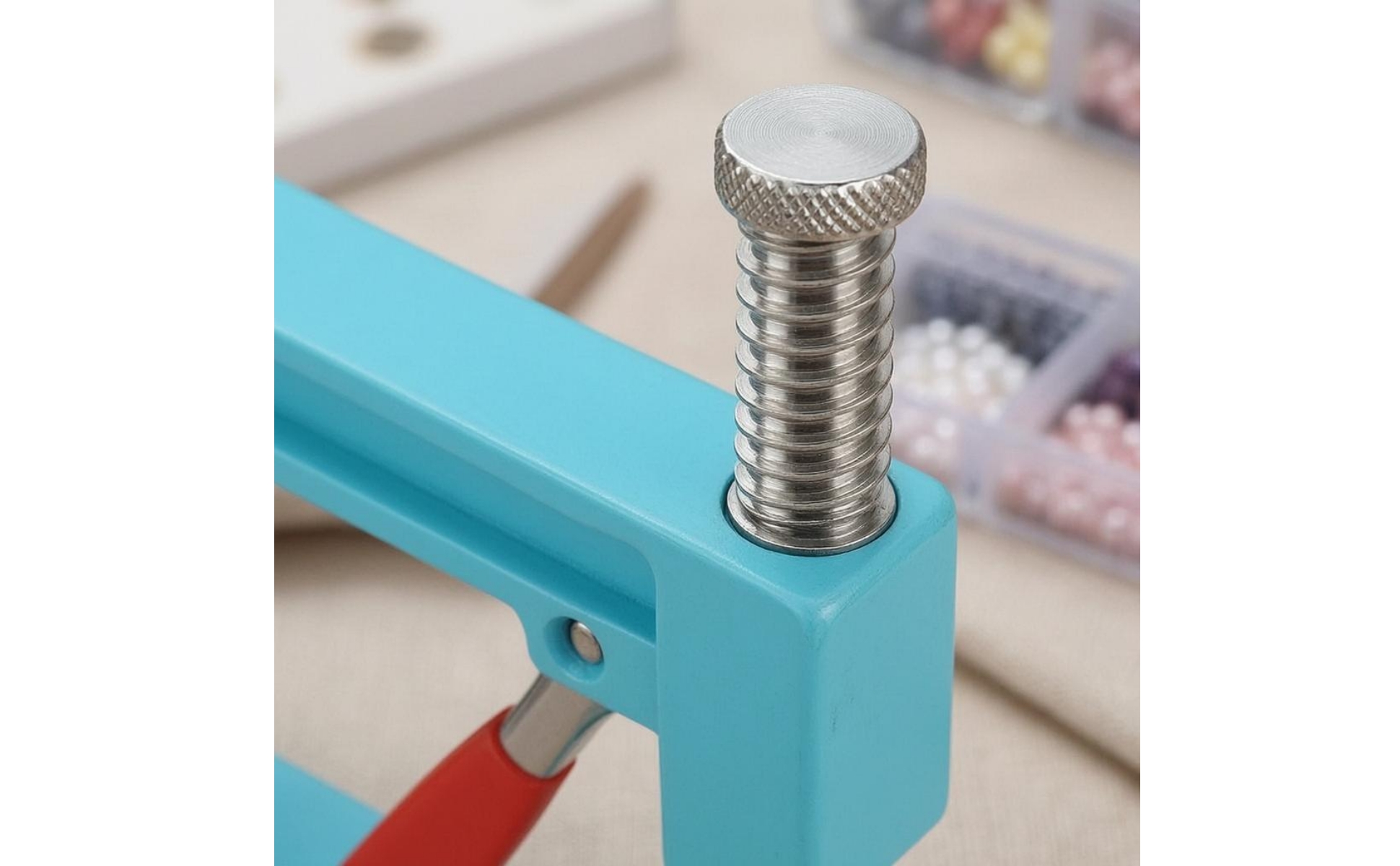 Manual Bead-Setting Machine Interchangeable Tips Hand-Press Bead Setter