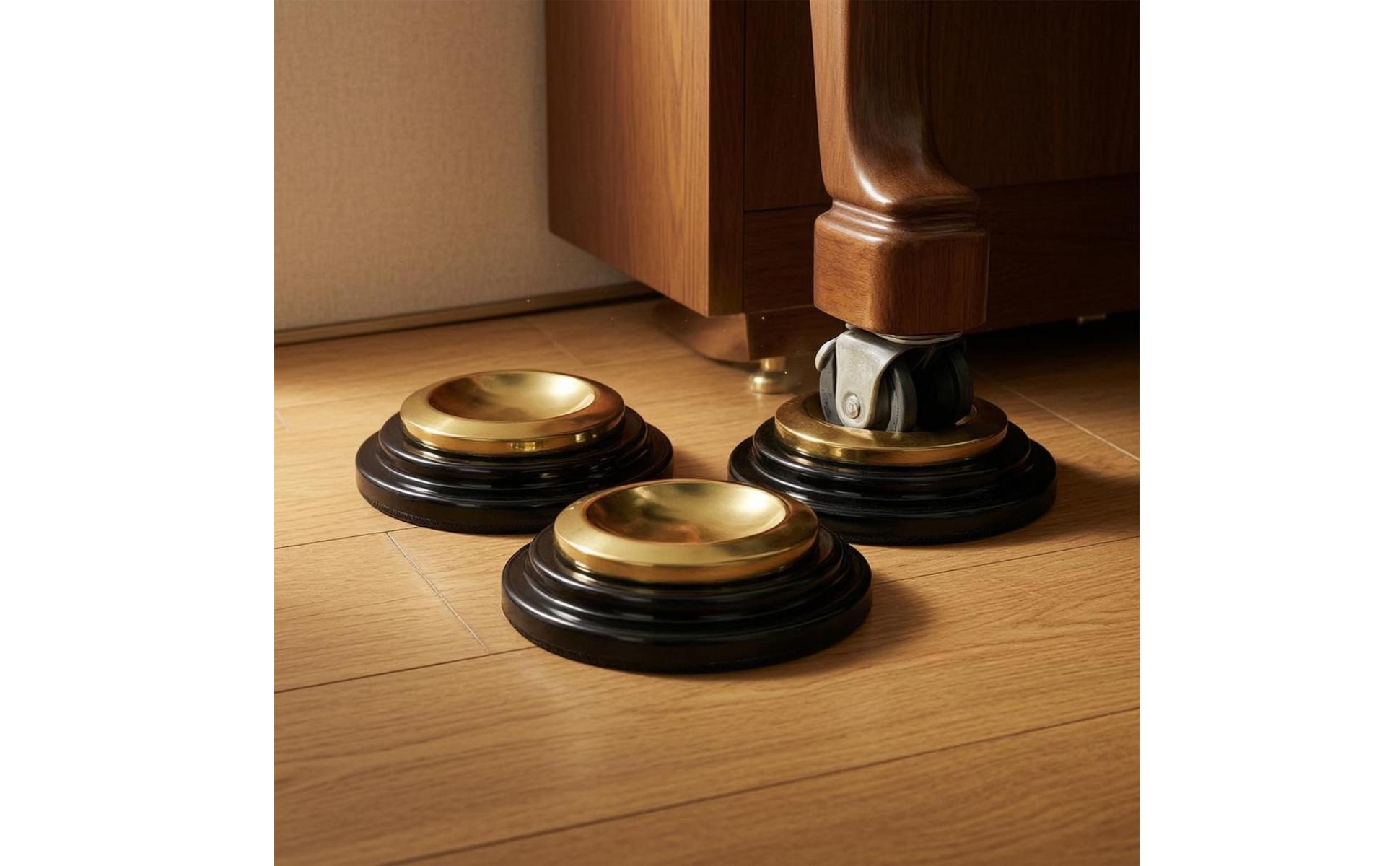 3 Pieces Grand Piano Foot Pad Stable Base Round Piano Foot Pad Shield