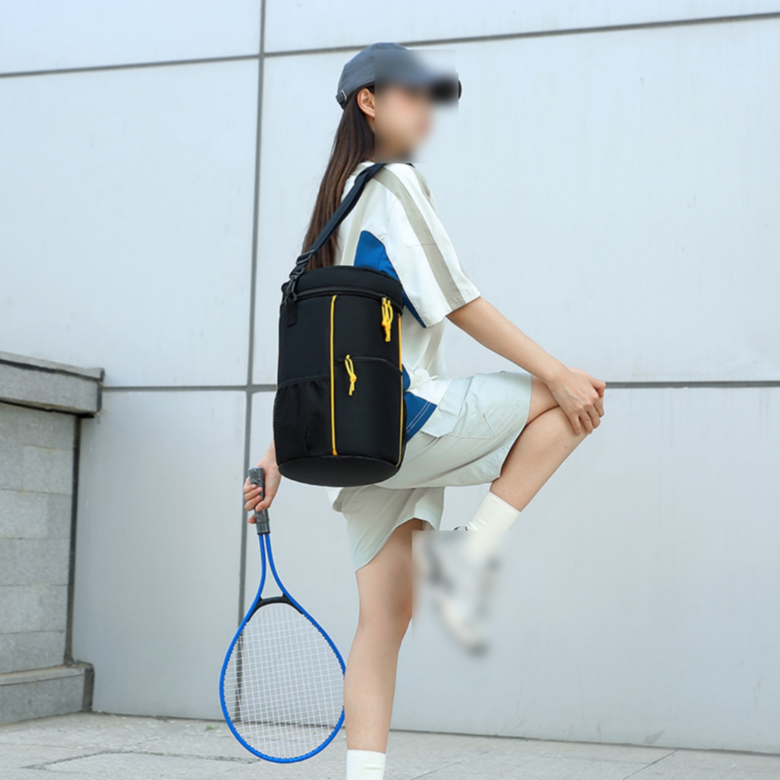 Zylindrische Sporttasche Oxfordstoff Eimerform-Tasche 600D PVC - Produktbild 5