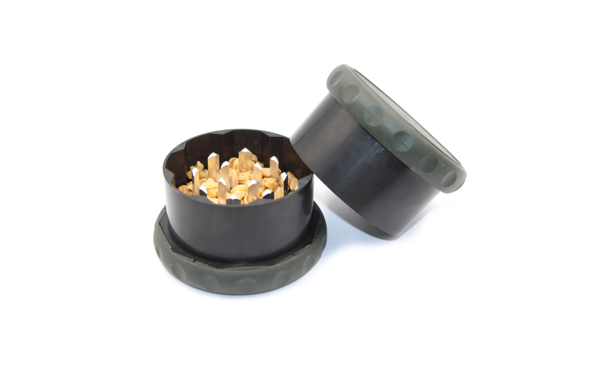 Ködercrusher-Box Aluminiumzähne Köderzerkleinerer Gummierte Enden