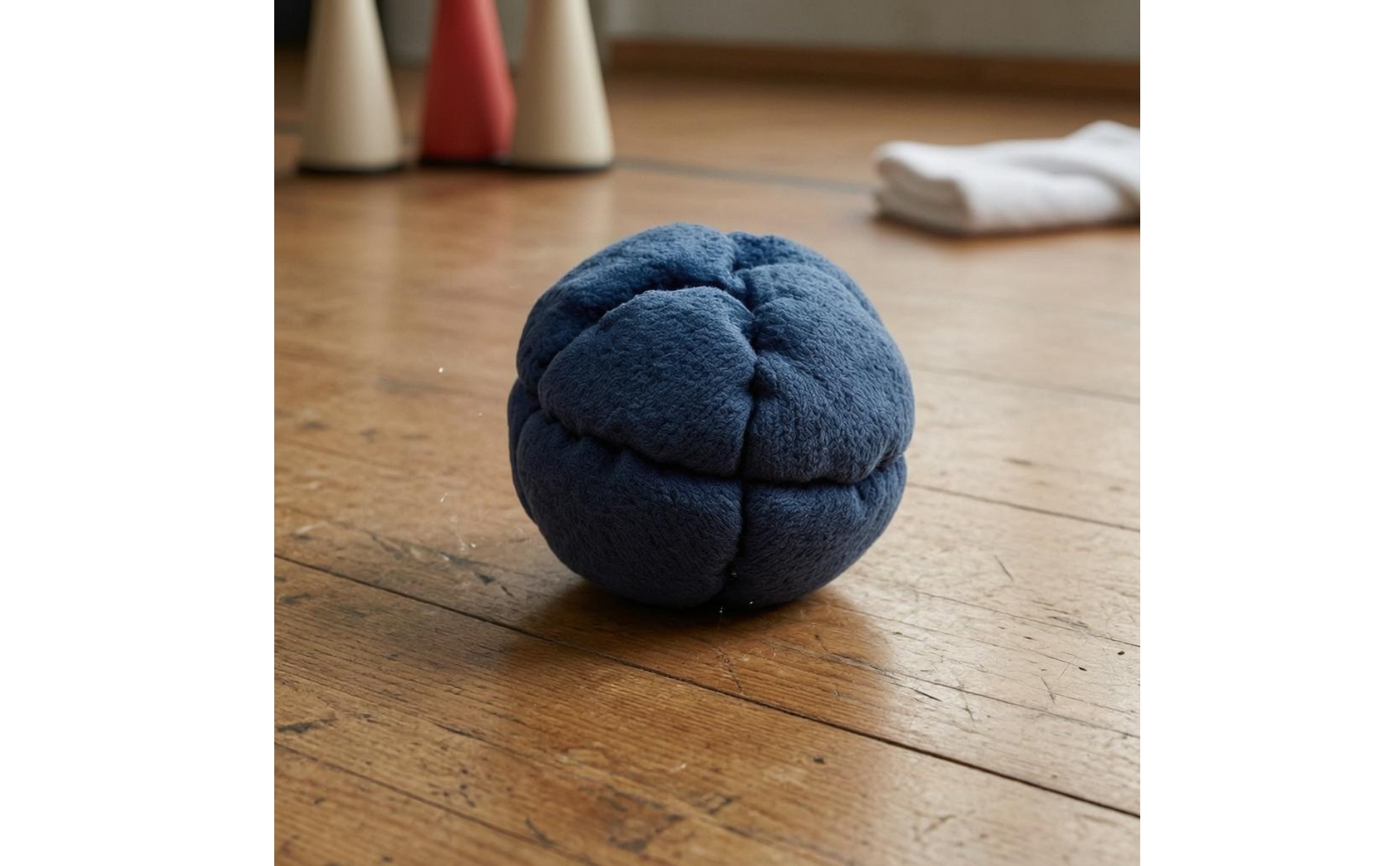 Knitted Footbag Ceramic-Filled Plush Footbag Segmented