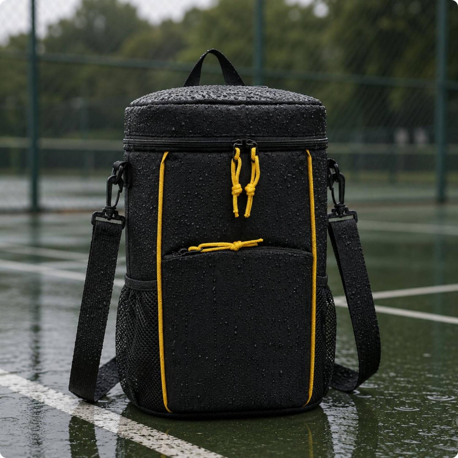 Zylindrische Sporttasche Oxfordstoff Eimerform-Tasche 600D PVC - Produktbild 7