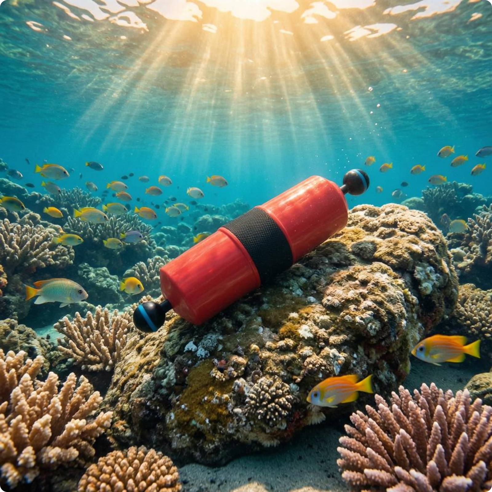 Underwater Camera Light Arm Plastic Finish Buoyancy Buoyant Arm Textured