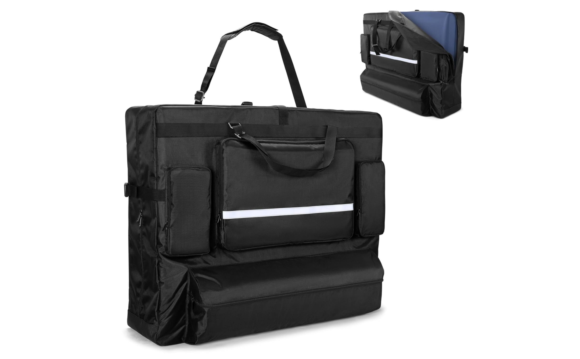 Massage Table Carrying Bag Black Folding Massage Table Bag Zippered