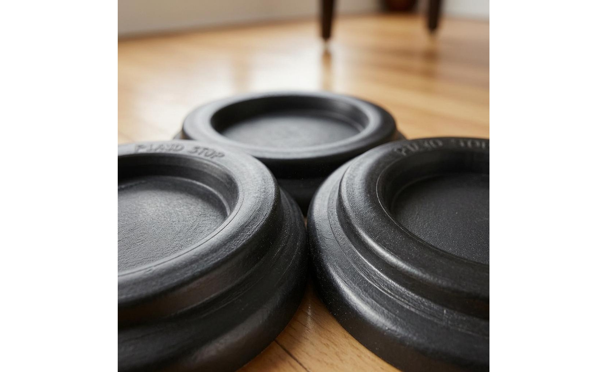 3 Pieces Grand Piano Foot Pad Stable Base Round Piano Foot Pad Shield