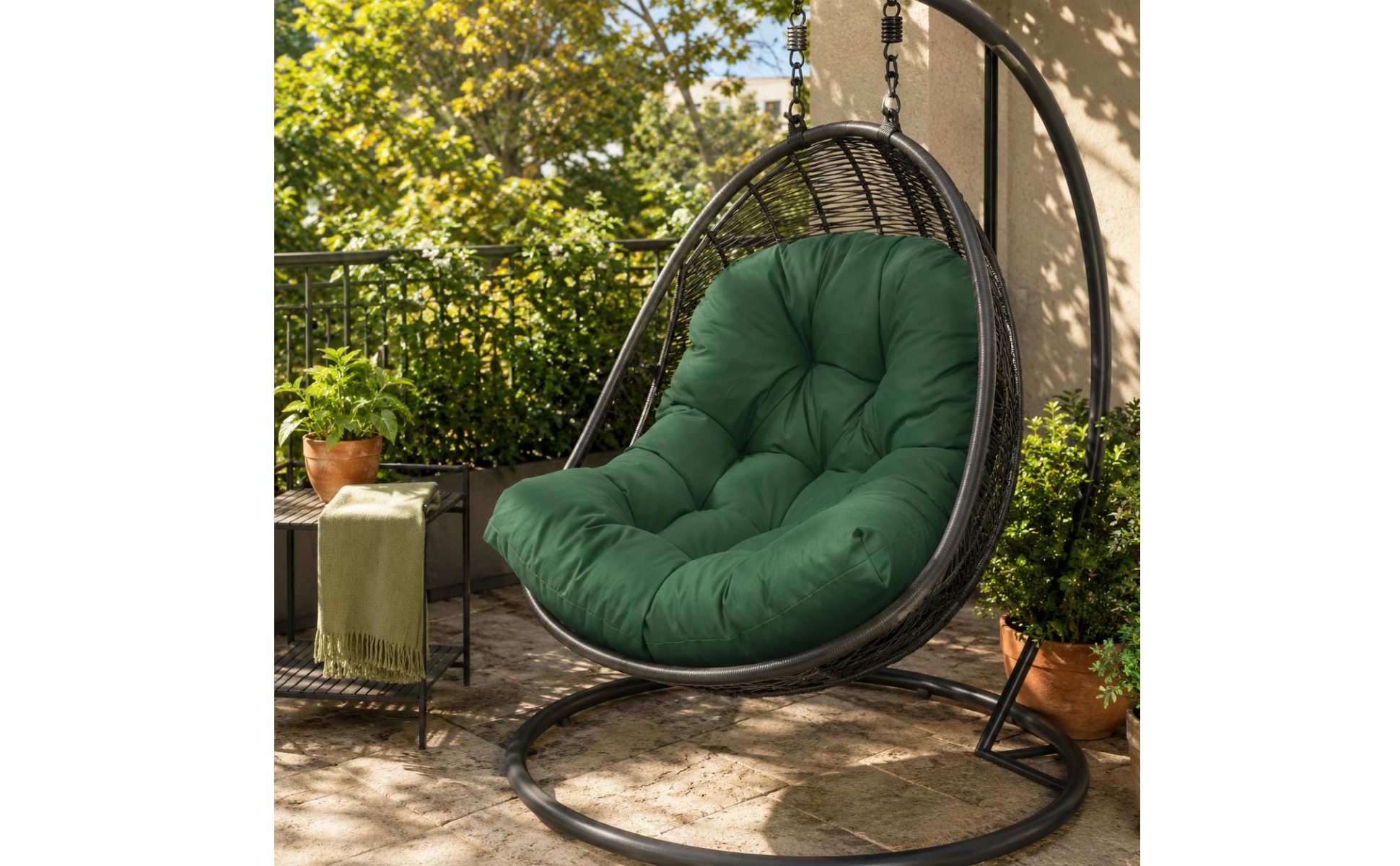 Hanging Chair Cushion Tufted Hanging Basket Chair Cushion Padded