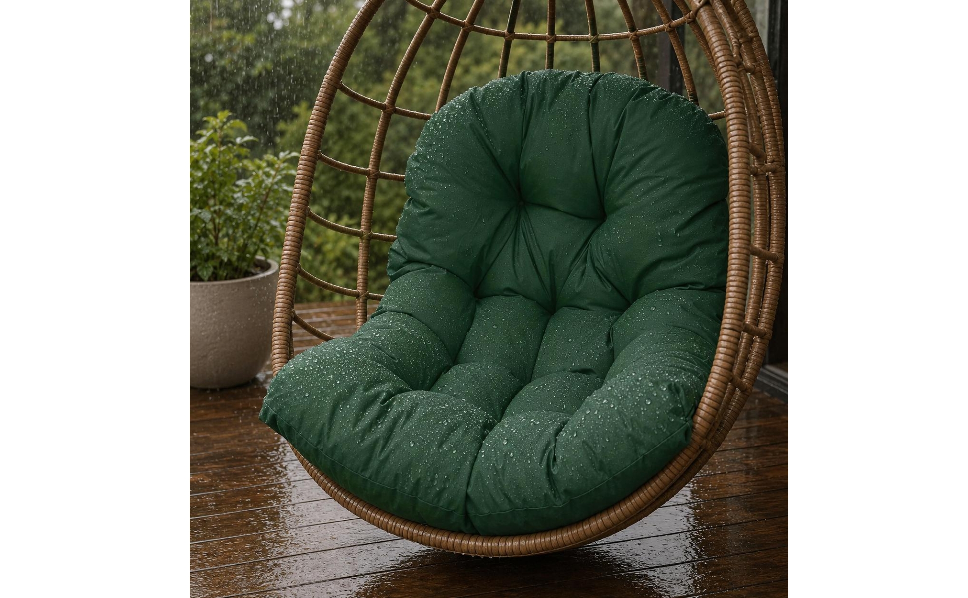 Hanging Chair Cushion Tufted Hanging Basket Chair Cushion Padded