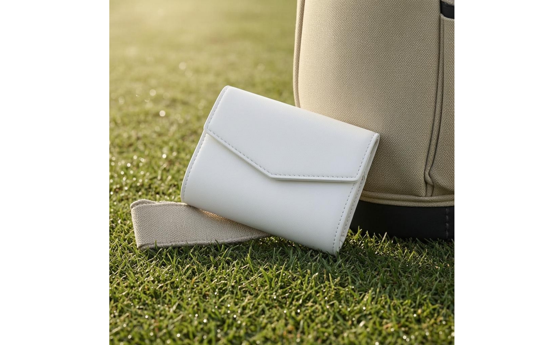 Golf Rangefinder Case Stitched Edges Golf Rangefinder Polished Finish