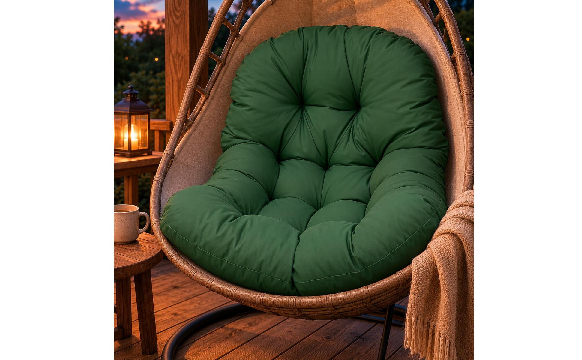 Hanging Chair Cushion Tufted Hanging Basket Chair Cushion Padded