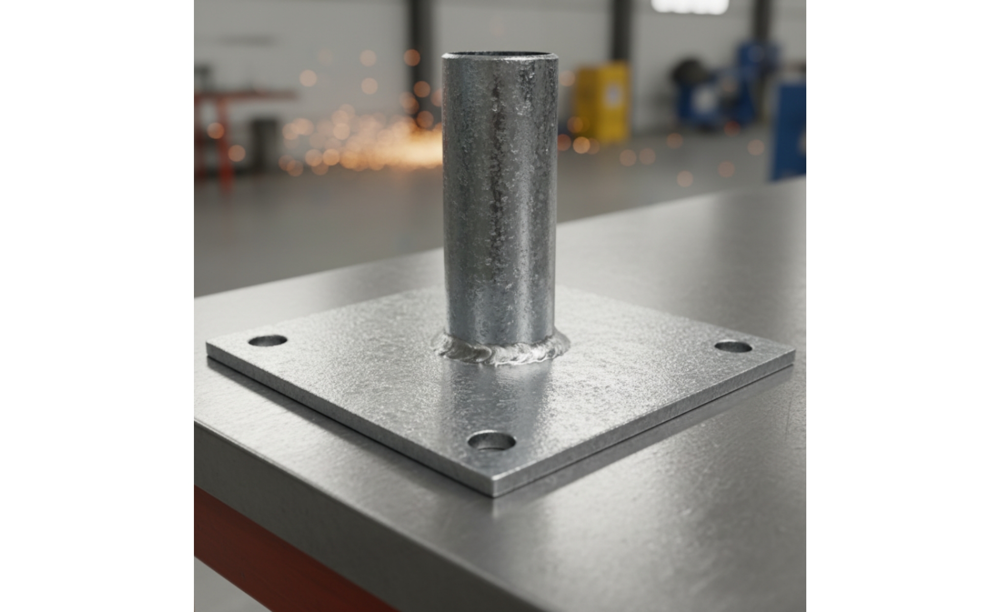 Galvanized Scaffold Socket Base Welded Galvanized Scaffold Base Plate