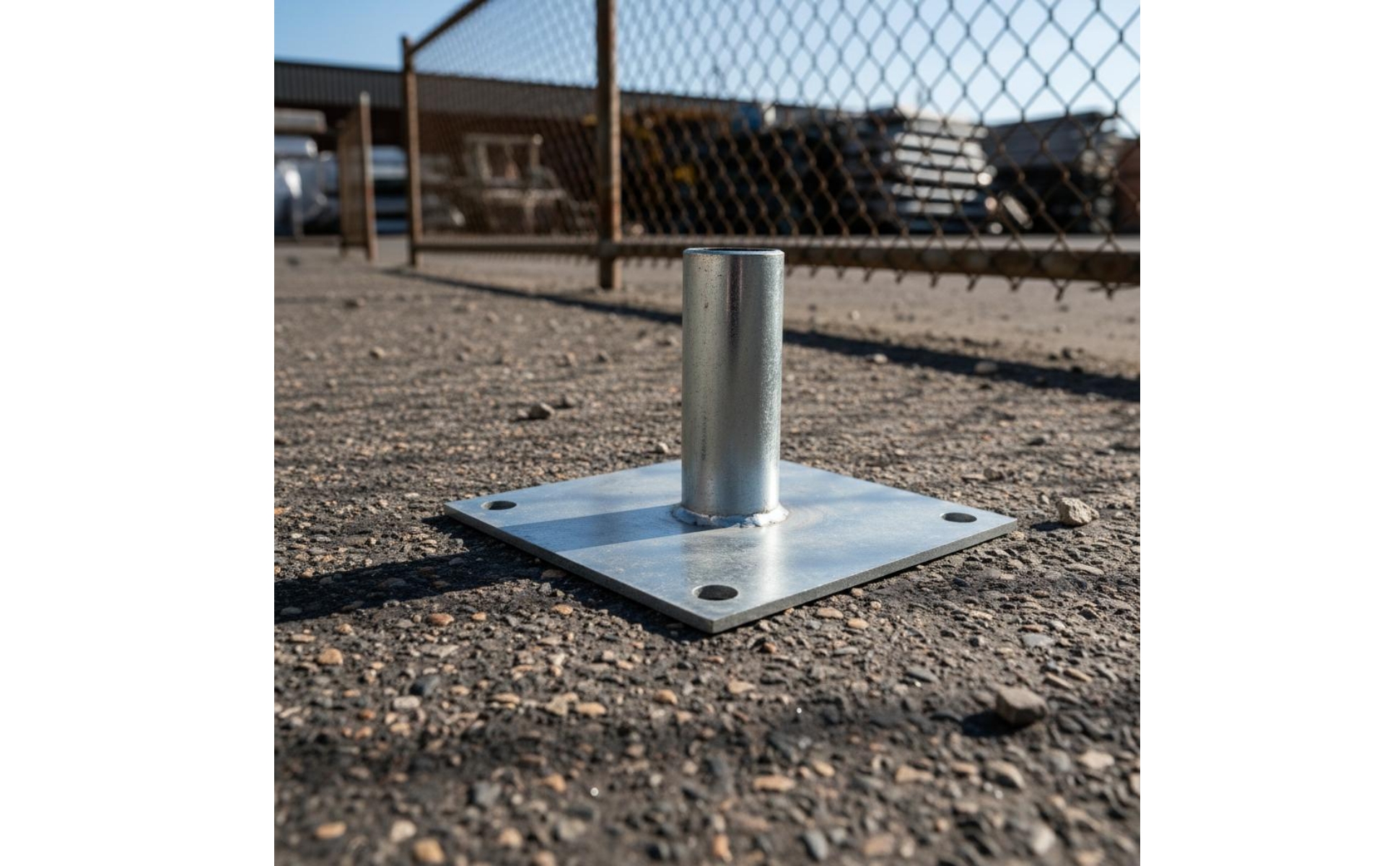 Galvanized Scaffold Socket Base Welded Galvanized Scaffold Base Plate