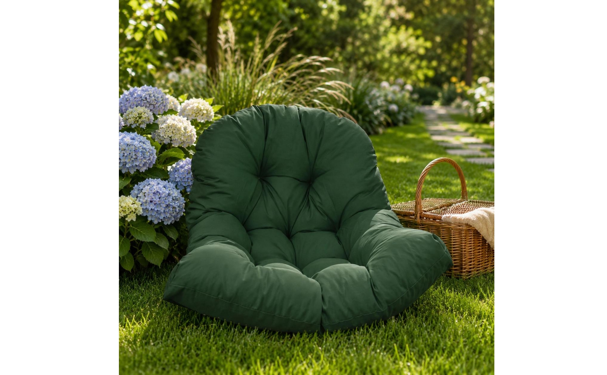Hanging Chair Cushion Tufted Hanging Basket Chair Cushion Padded