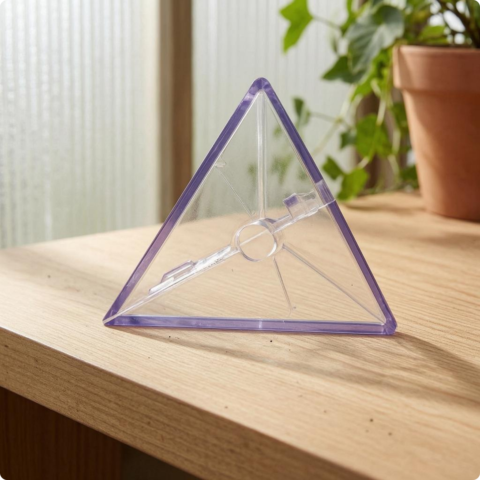Fruit Shaping Mold Transparent Fruit Growing Mold Violet-Tinted Edges