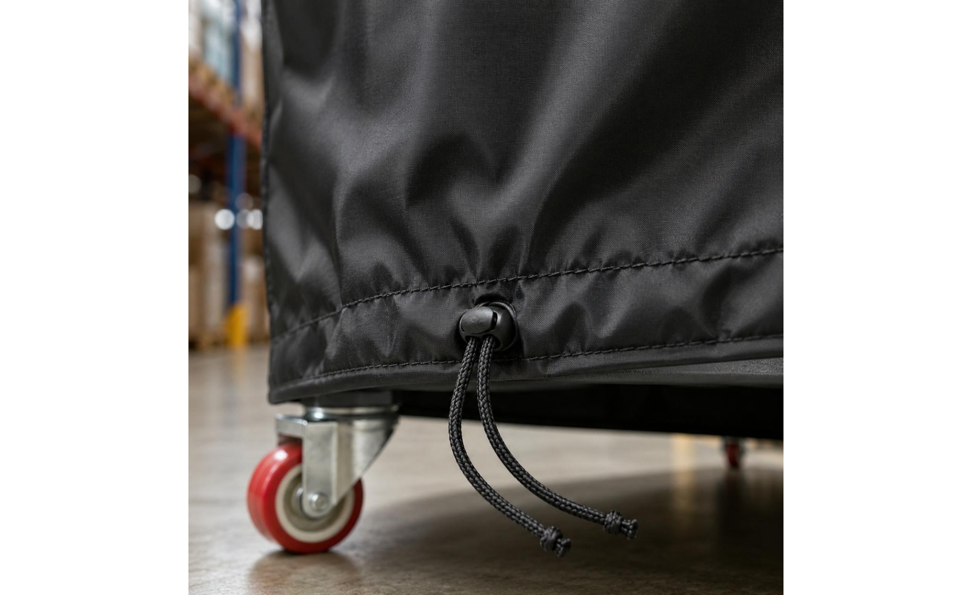 L-Shaped Chair Trolley Cover 210D Folding Chair Cart Cover Black