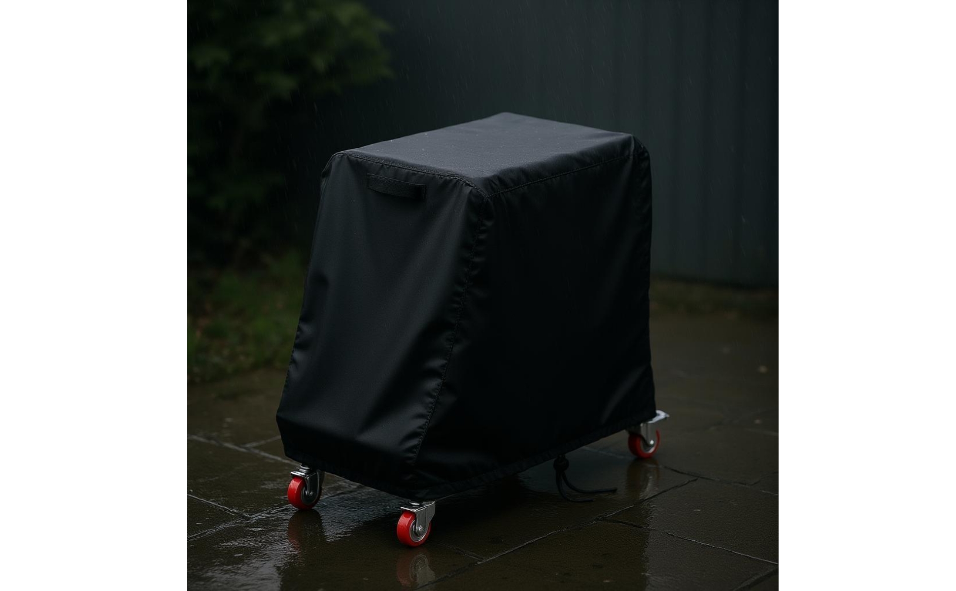 L-Shaped Chair Trolley Cover 210D Folding Chair Cart Cover Black