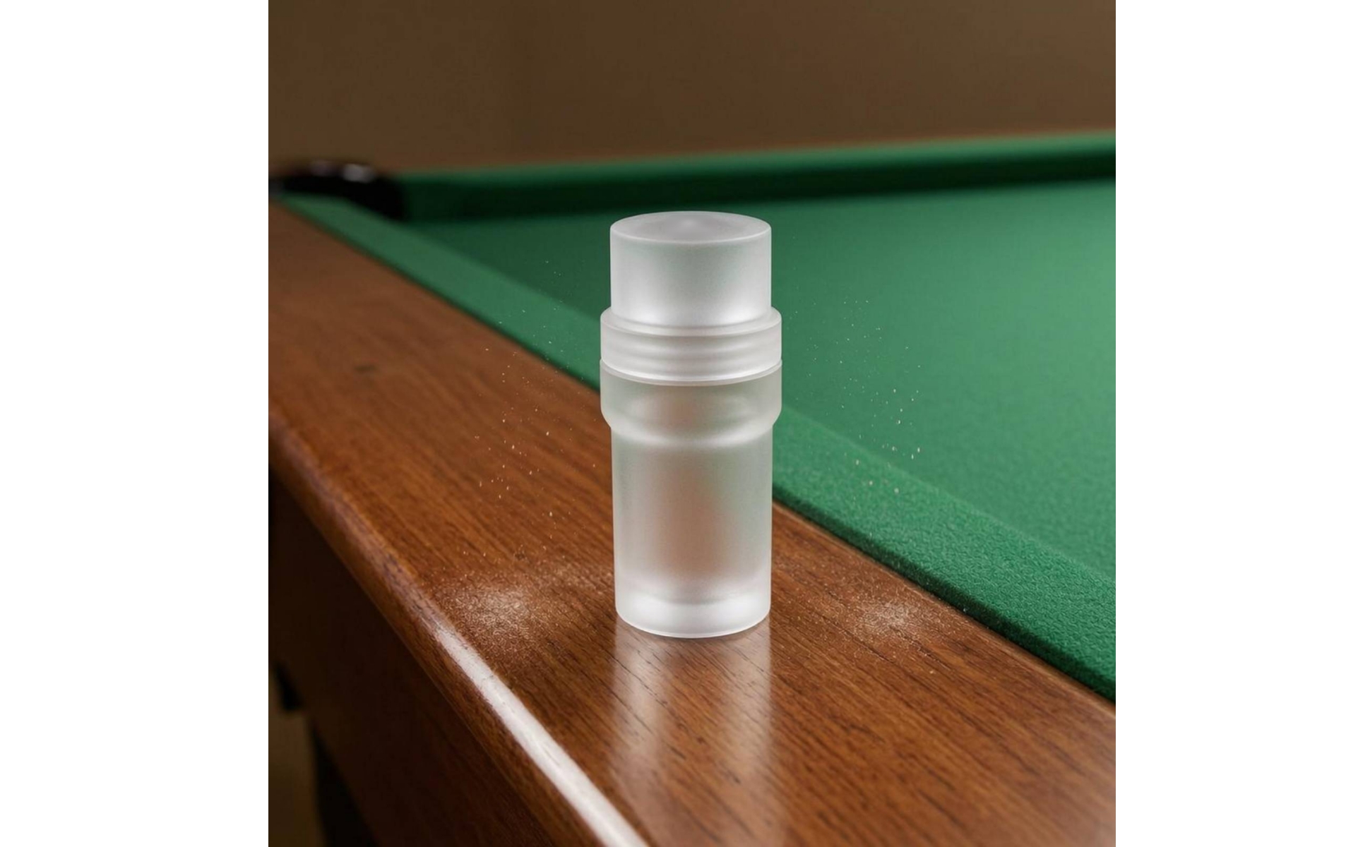 Billiard Cue Protector Cap Frosted Transparent Acrylic Cue Cap Rounded Top