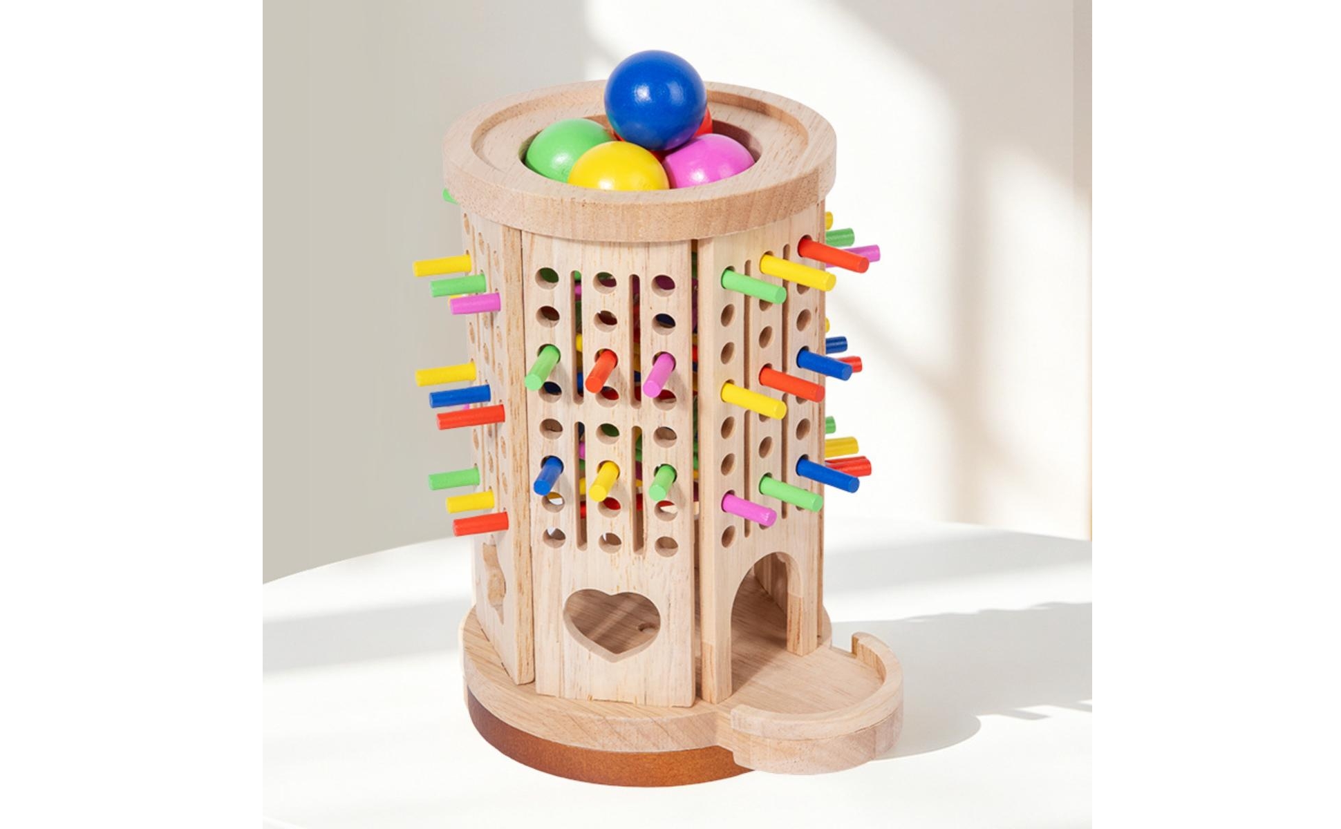 Wooden Balance-Stick Game Interactive Educational Balance Game Tabletop
