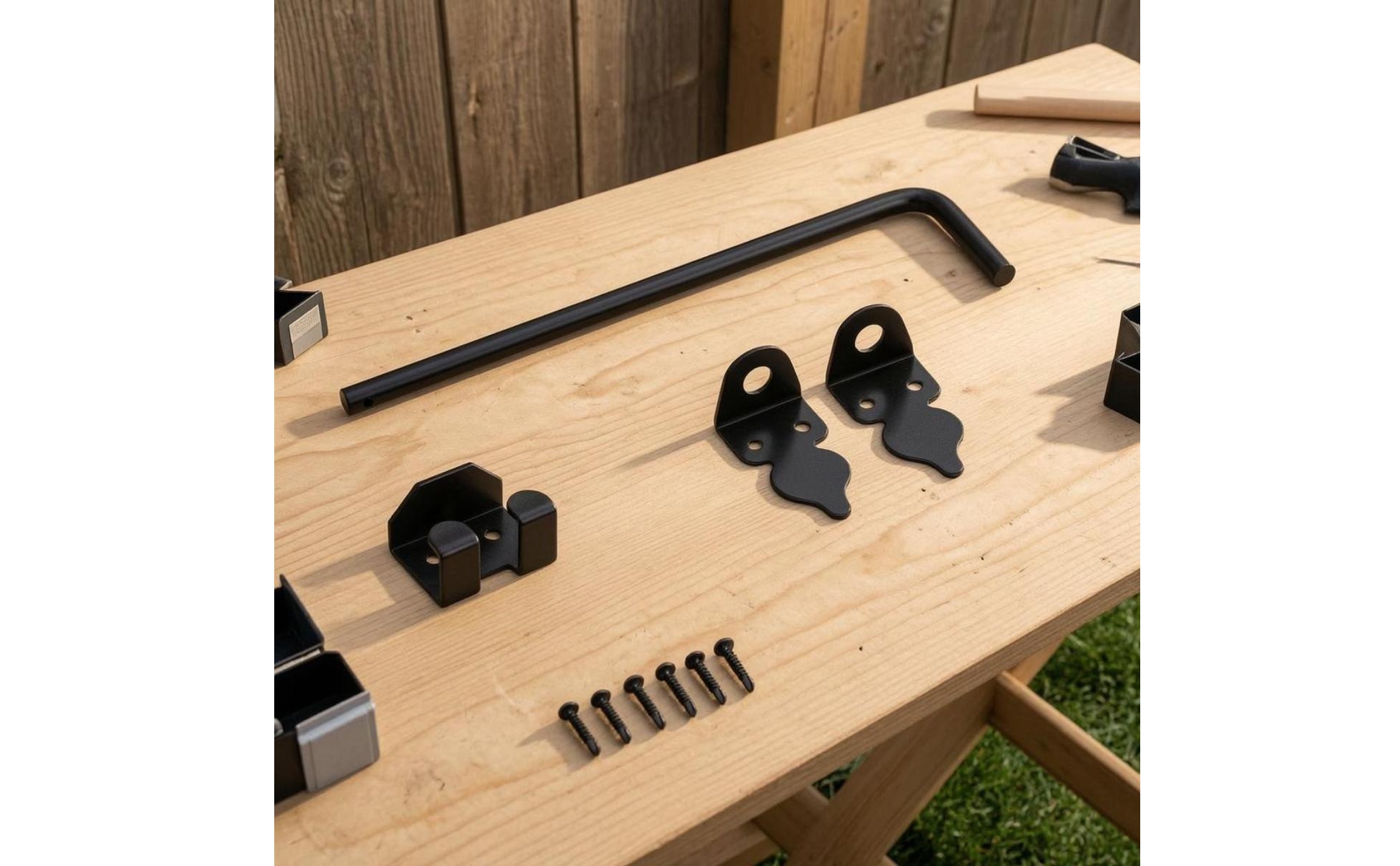 Cane Bolt Gate Drop Rod Coated Gate Cane Bolt Steel