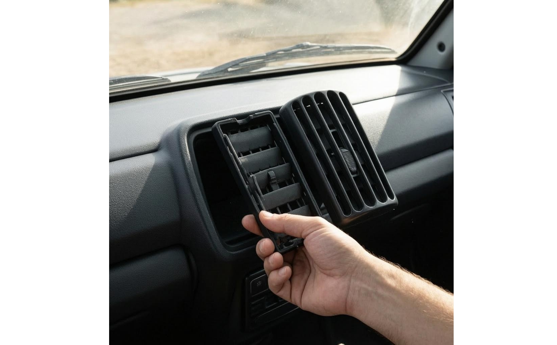 Air Vent Grille Cover Slotted Side Air Vent Cover Left and Right Pair